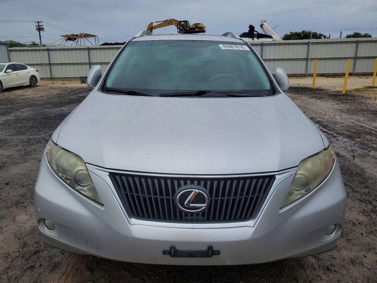 2010 Lexus Rx 350 Silver vin: JTJZK1BAXA2001138