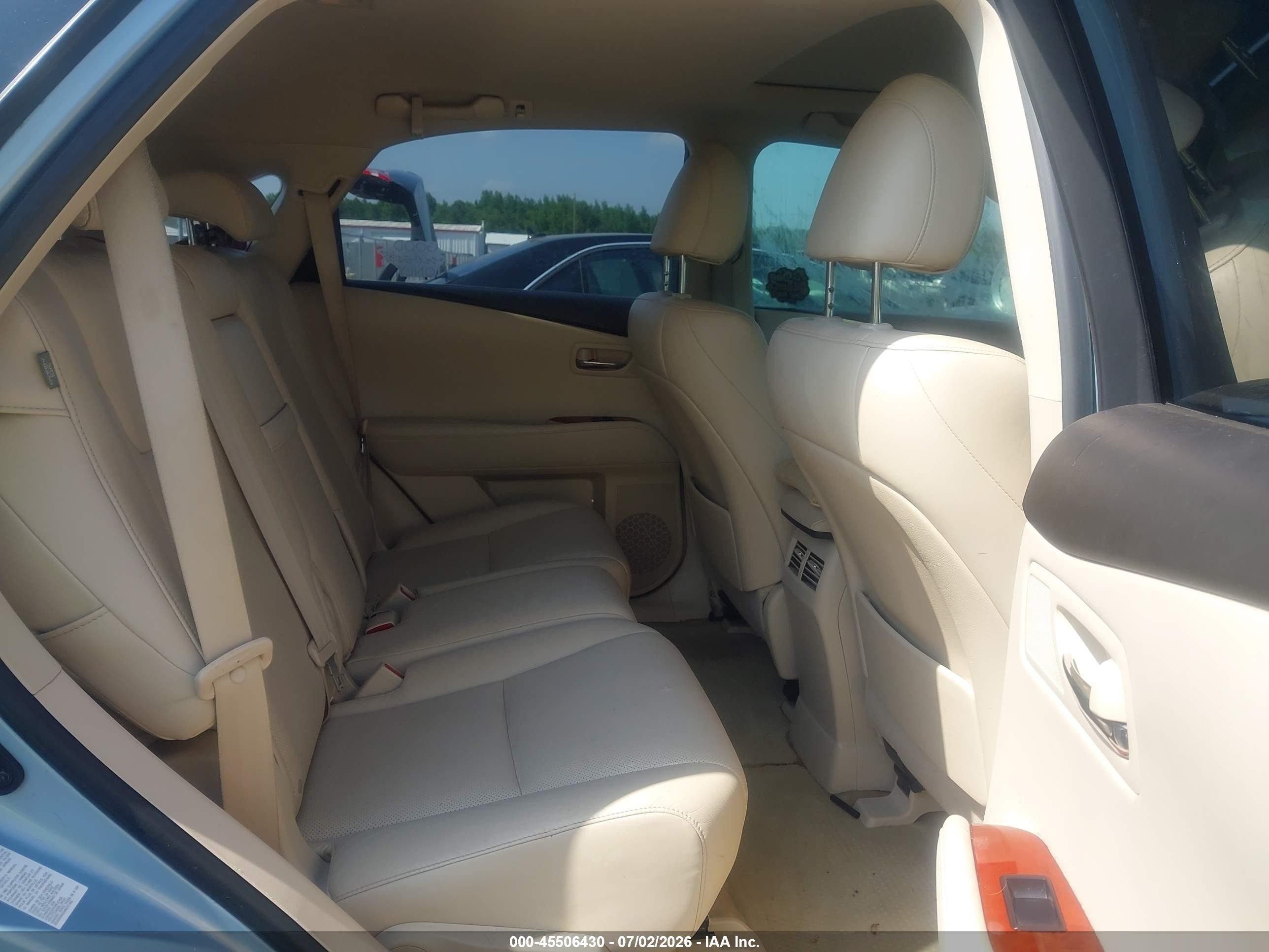2010 Lexus Rx 350   Blue vin: JTJZK1BAXA2401734