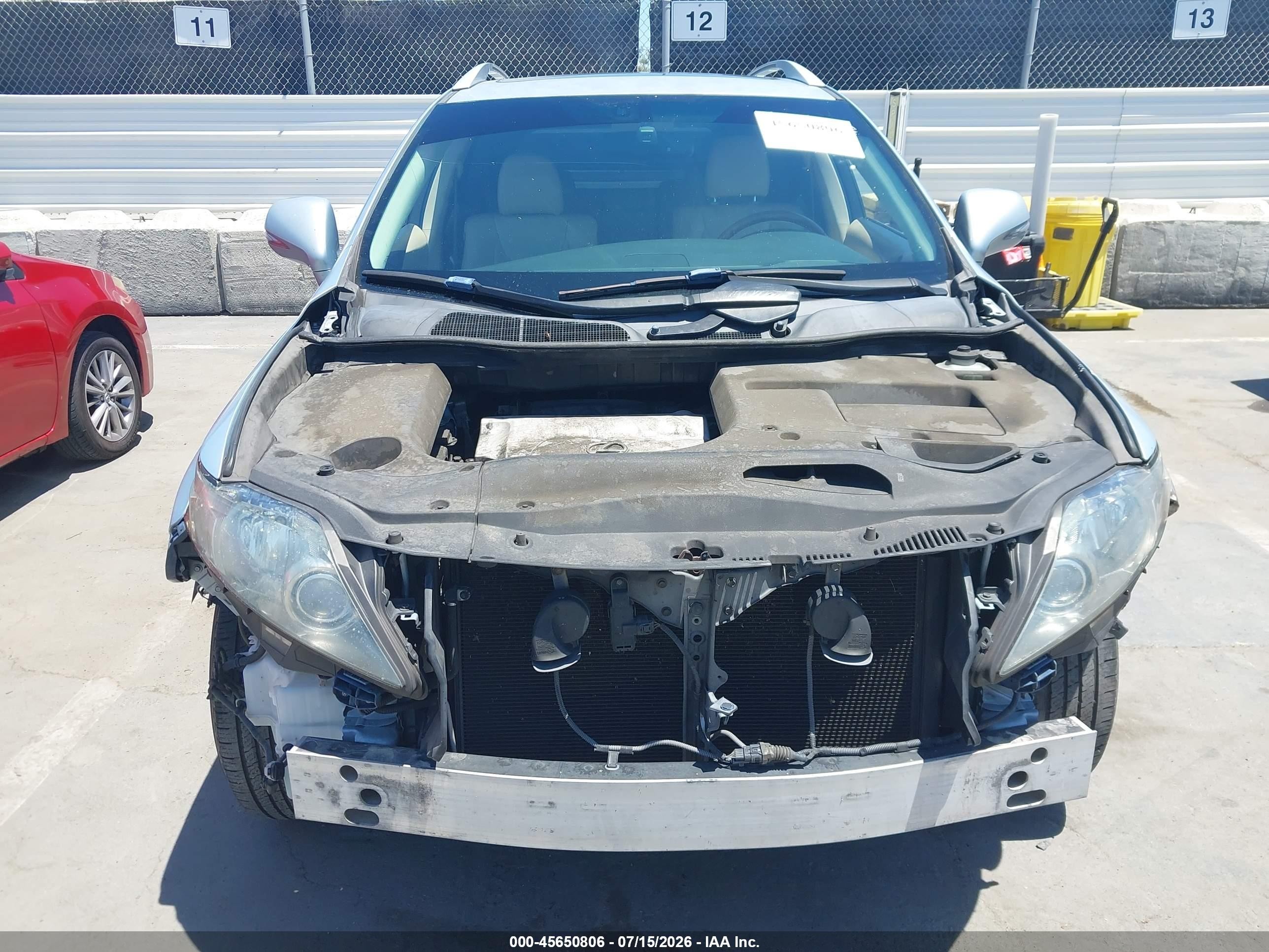 2010 Lexus Rx 350   Light Blue vin: JTJZK1BAXA2406402