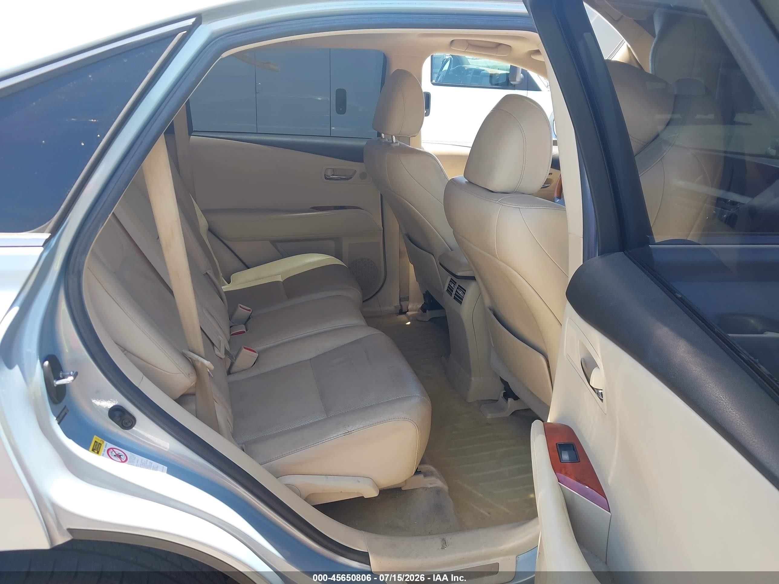 2010 Lexus Rx 350   Light Blue vin: JTJZK1BAXA2406402