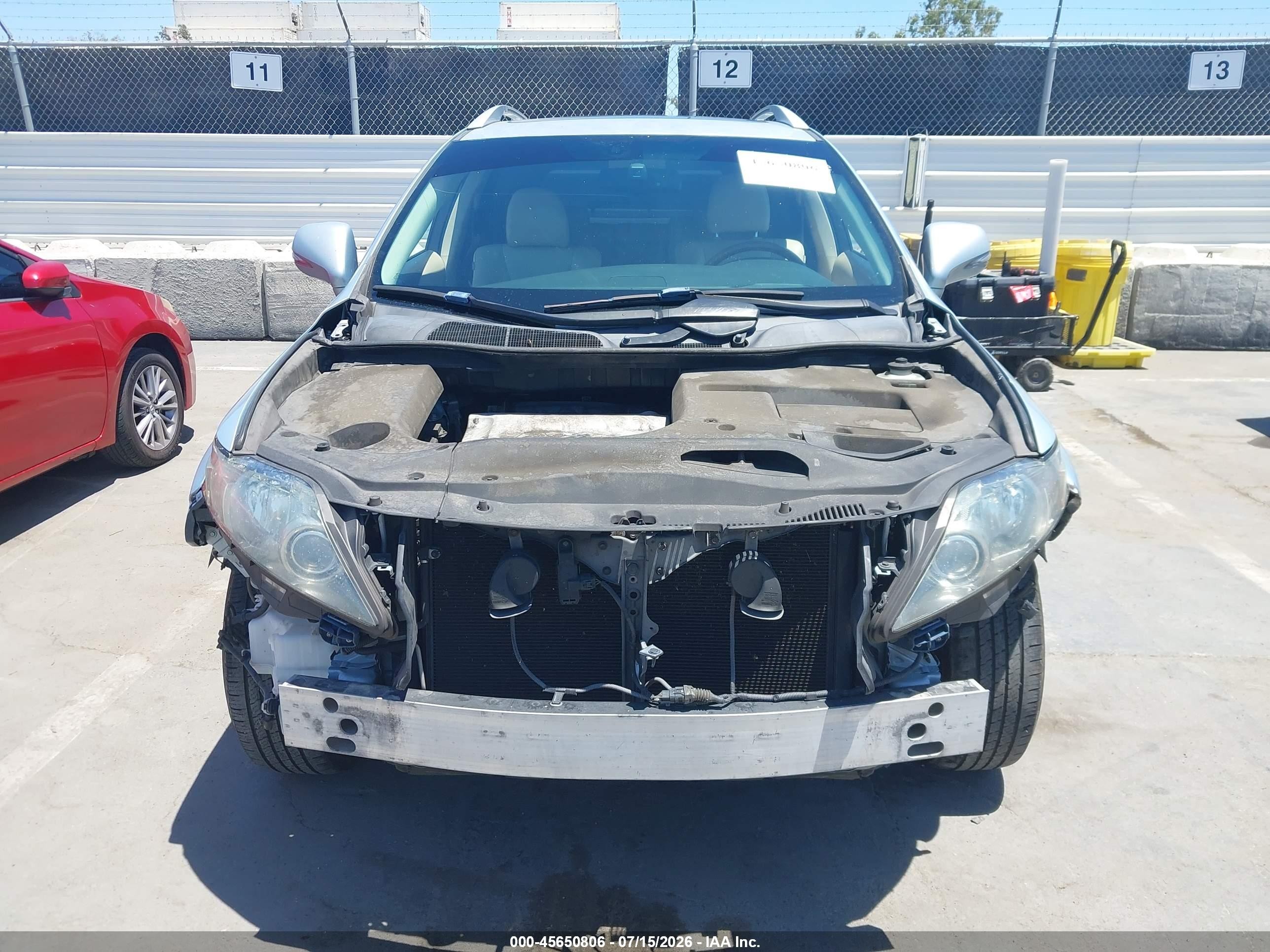 2010 Lexus Rx 350   Light Blue vin: JTJZK1BAXA2406402