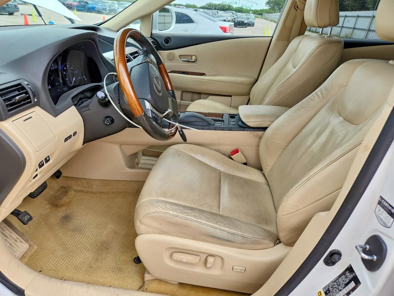 2013 Lexus Rx 350 Белый vin: JTJZK1BAXD2415315