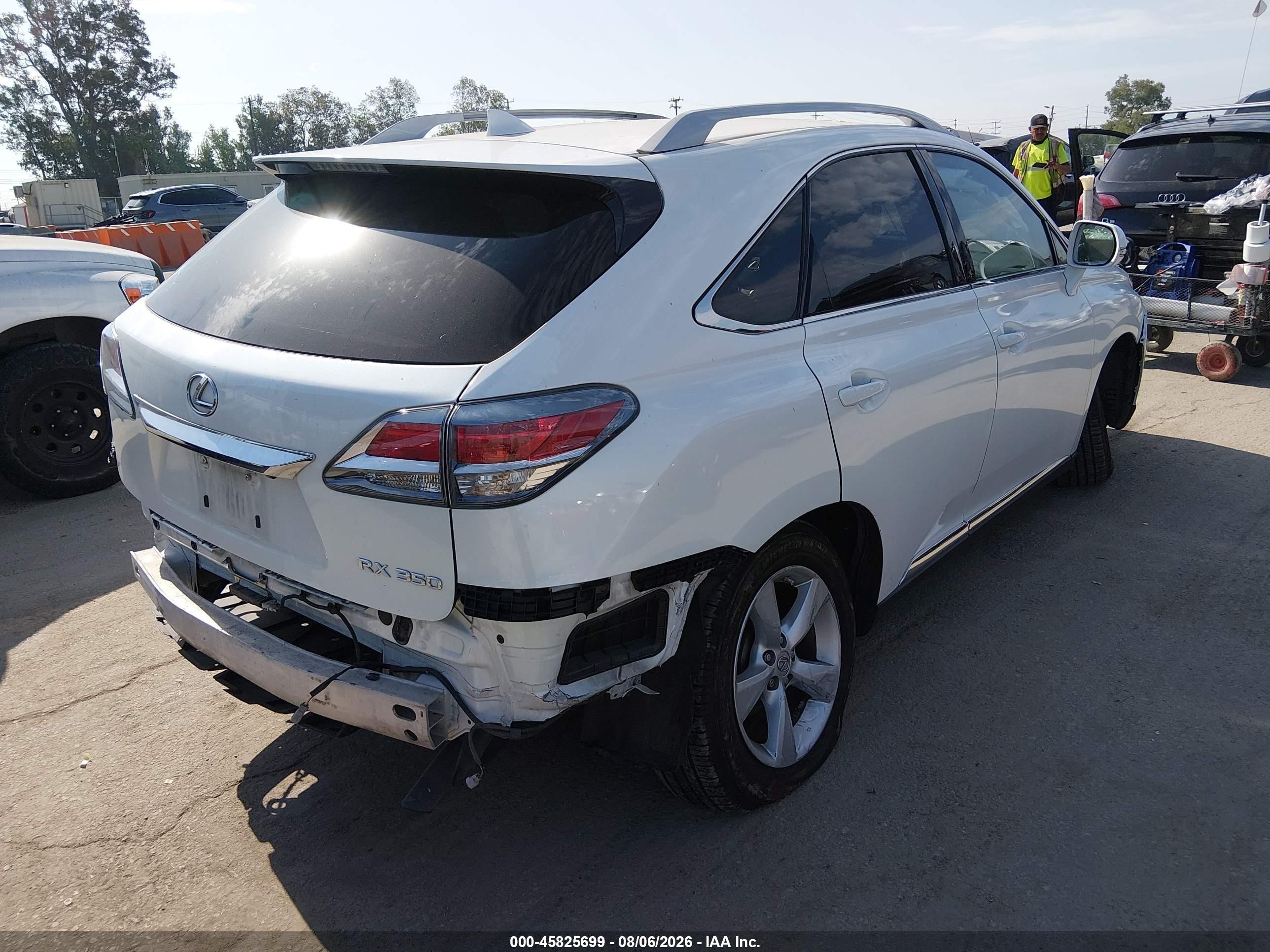 2014 Lexus Rx 350   White vin: JTJZK1BAXE2010704