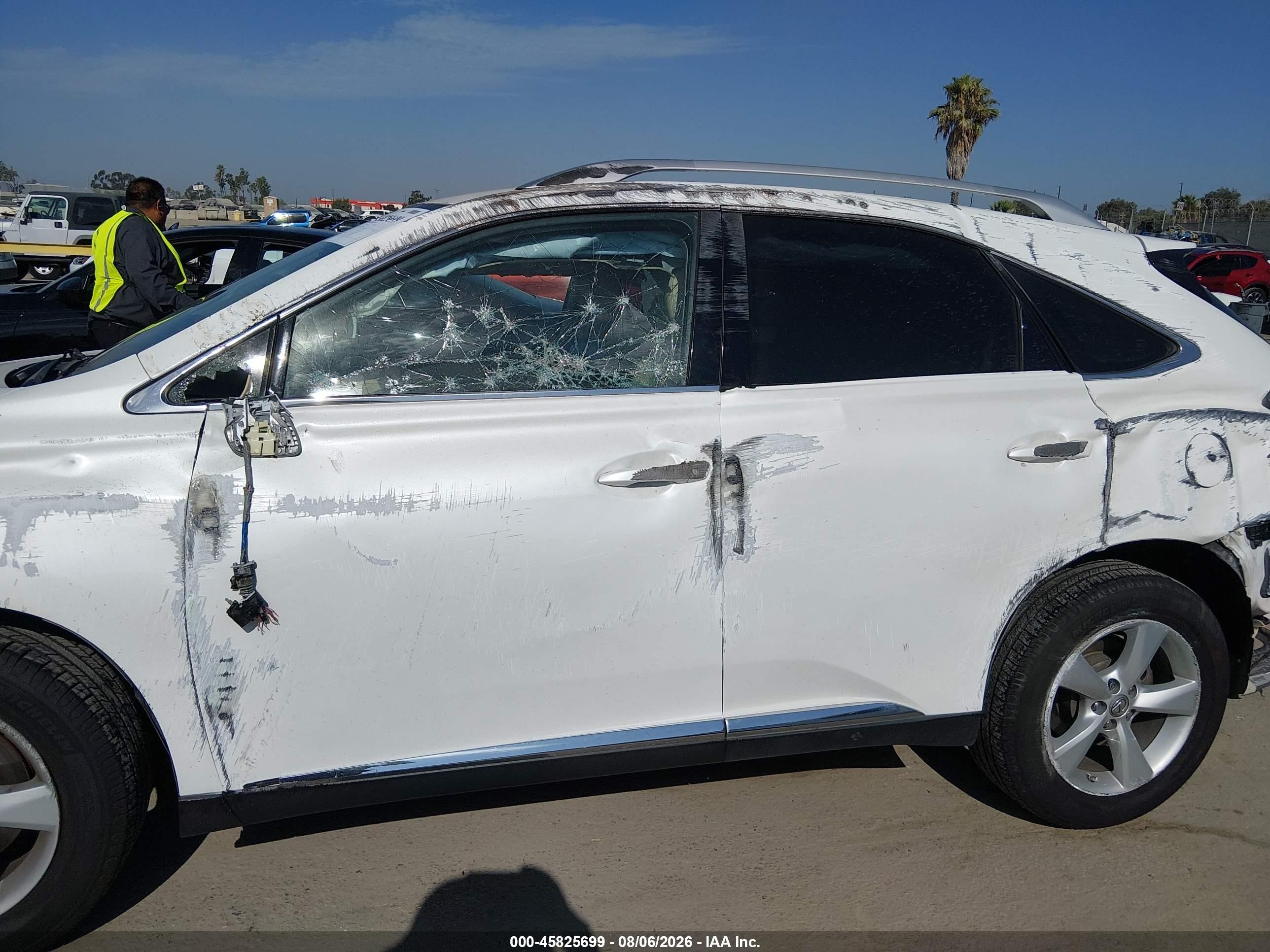 2014 Lexus Rx 350   White vin: JTJZK1BAXE2010704