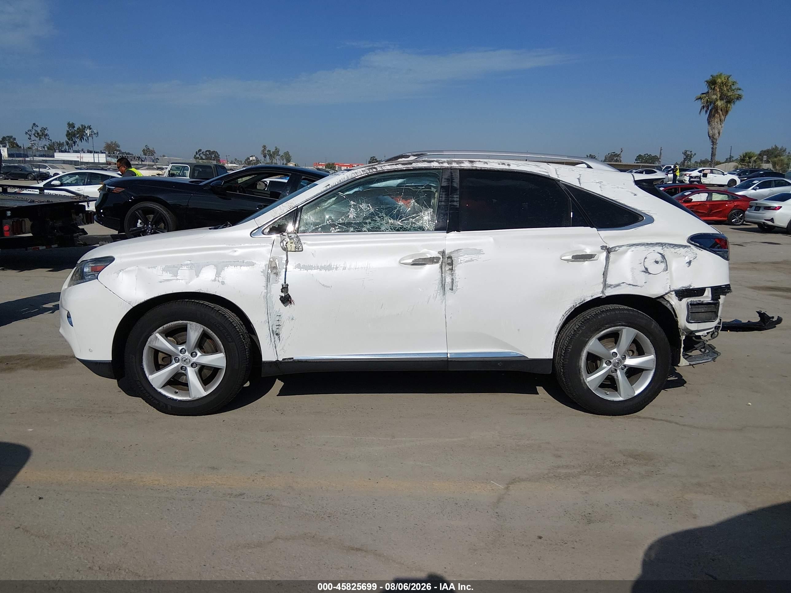 2014 Lexus Rx 350   White vin: JTJZK1BAXE2010704