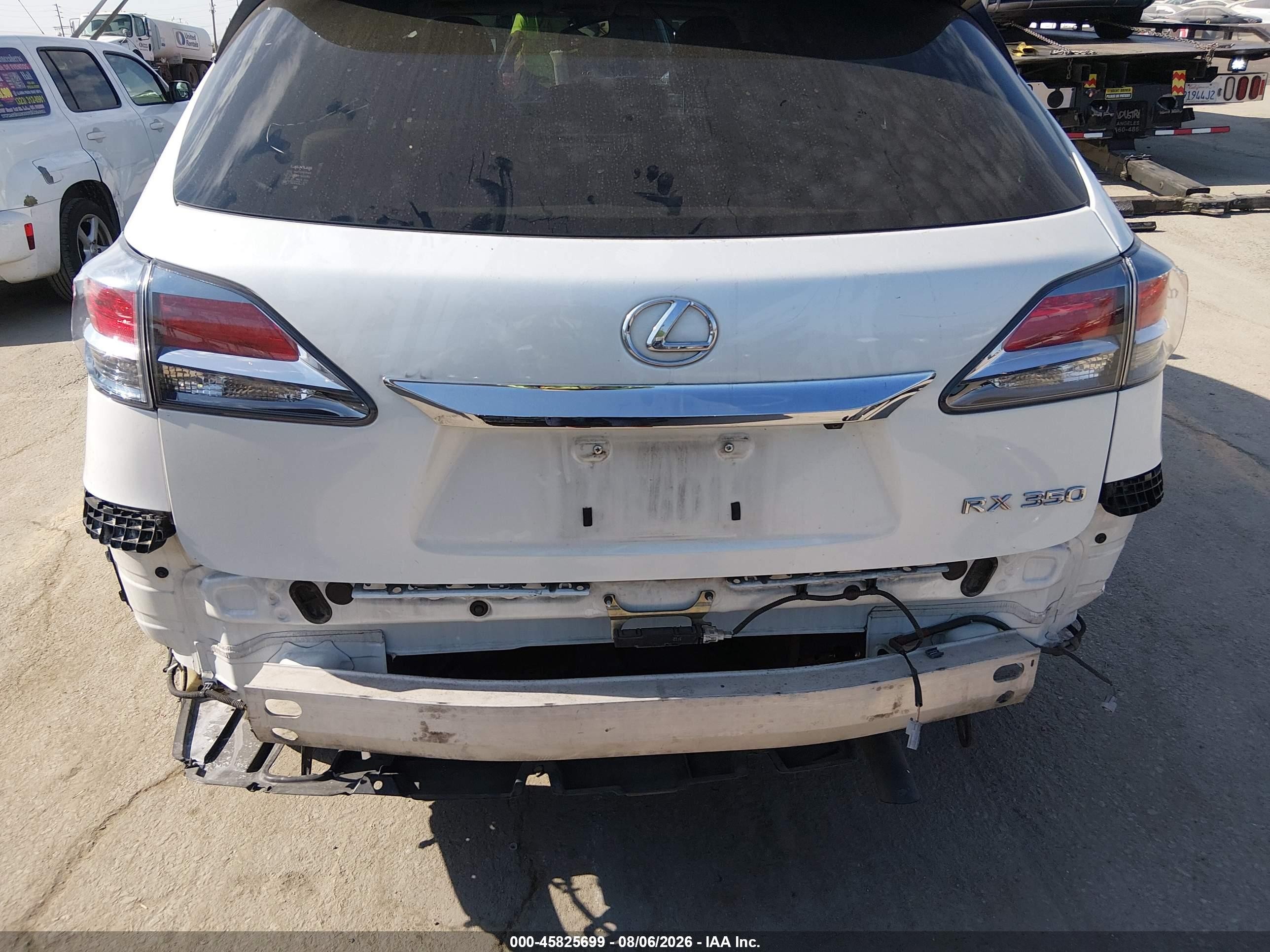 2014 Lexus Rx 350   White vin: JTJZK1BAXE2010704