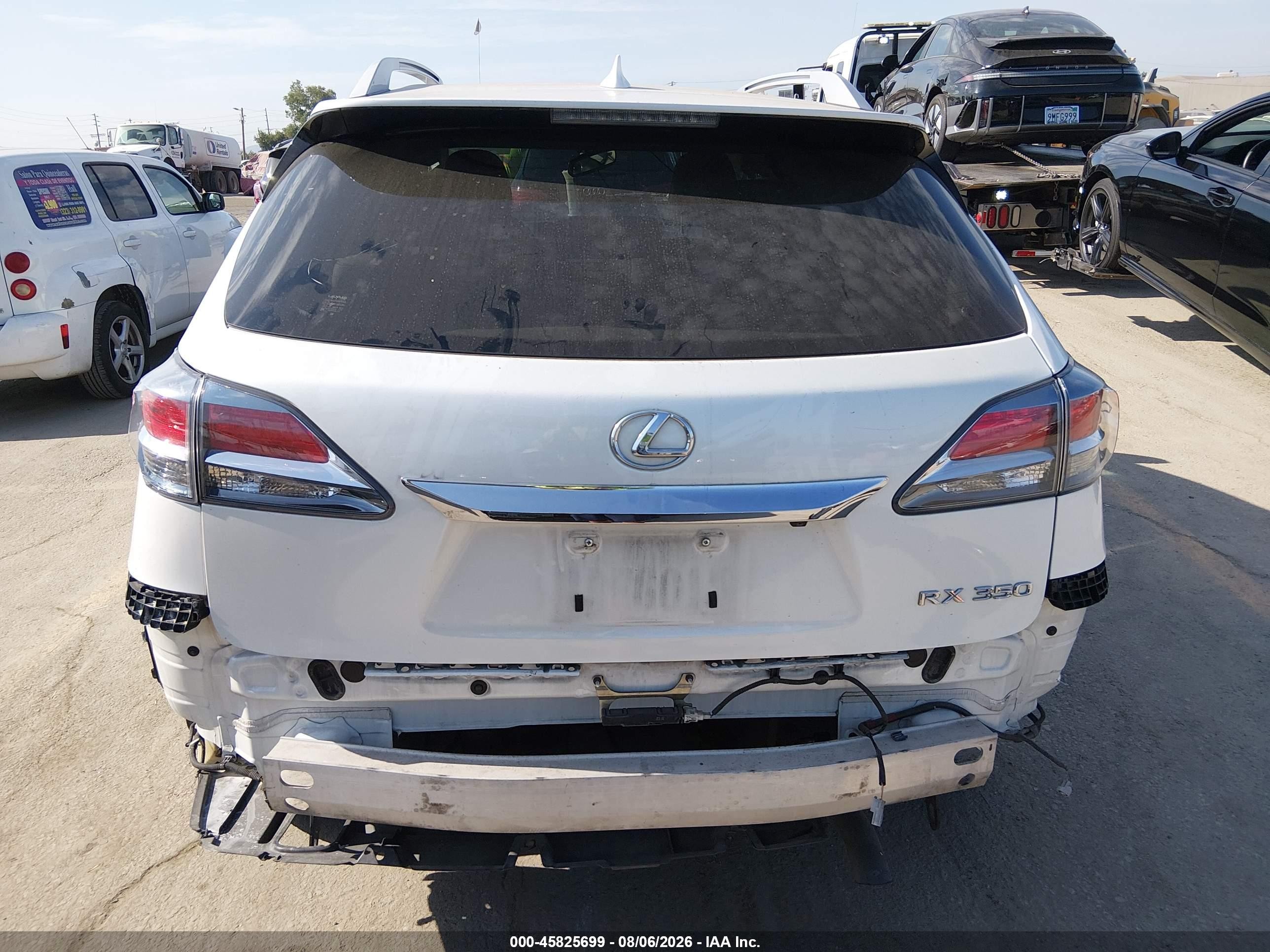 2014 Lexus Rx 350   White vin: JTJZK1BAXE2010704