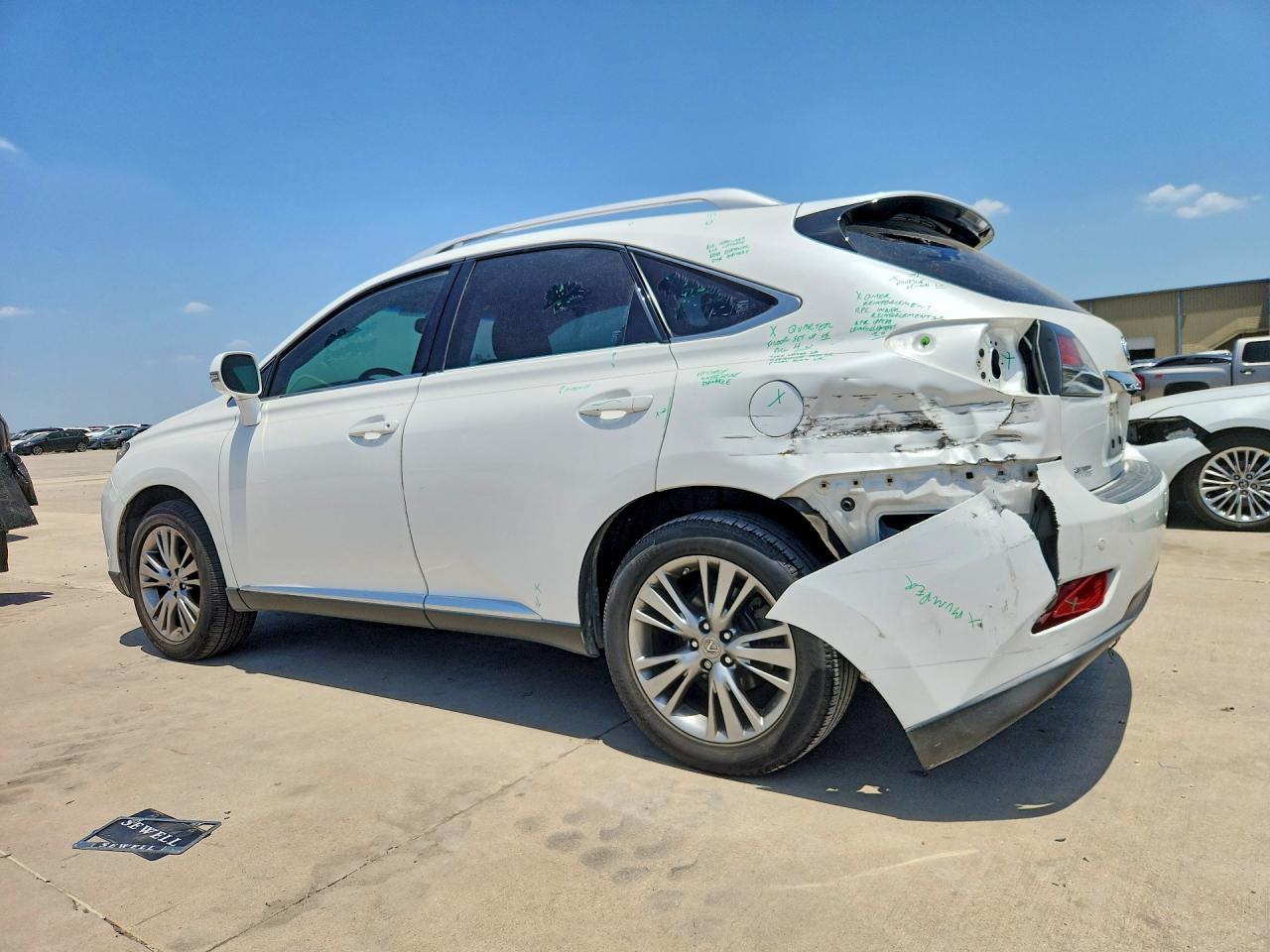 2014 Lexus Rx 350 White vin: JTJZK1BAXE2418863
