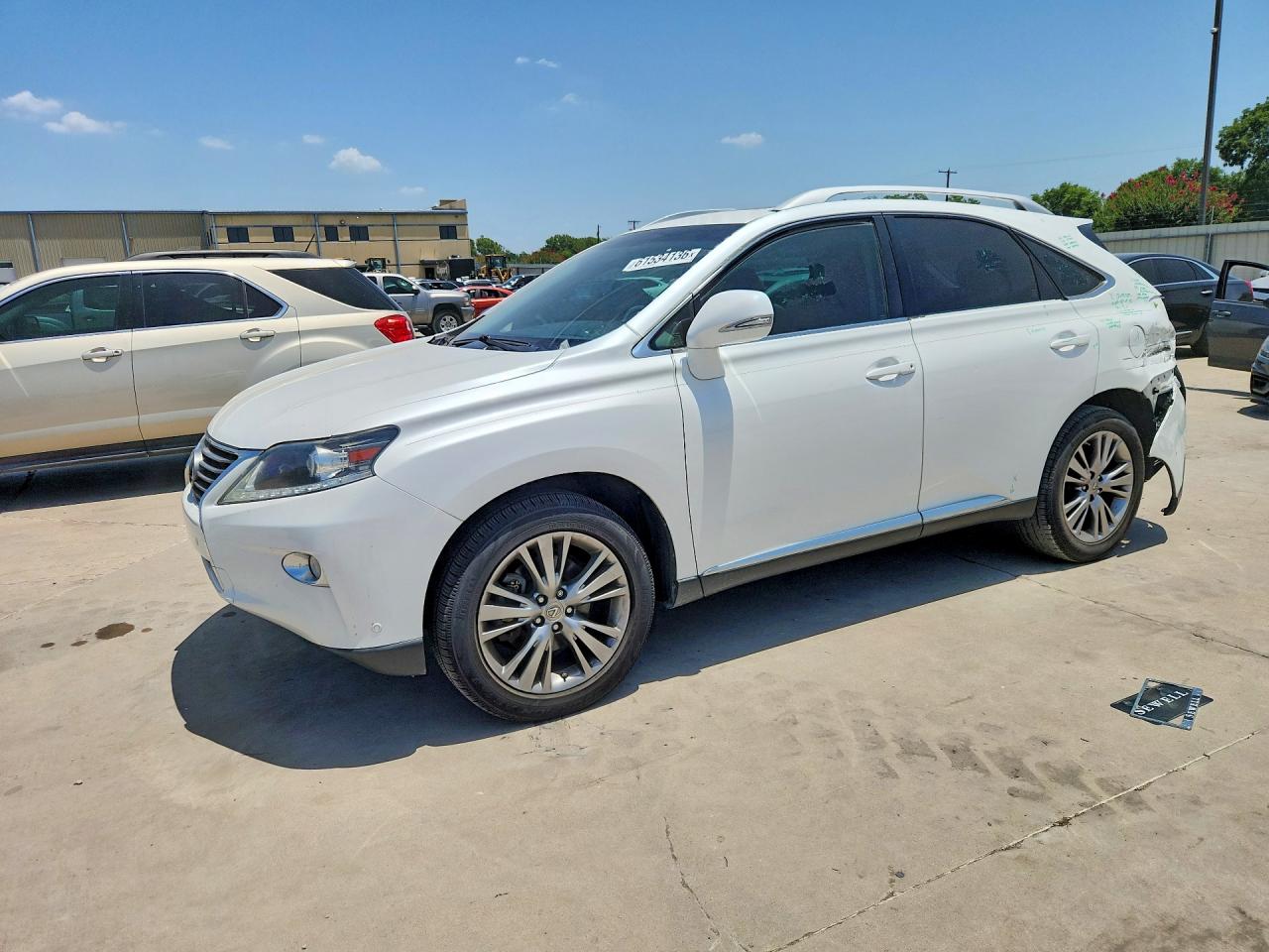 2014 Lexus Rx 350 White vin: JTJZK1BAXE2418863