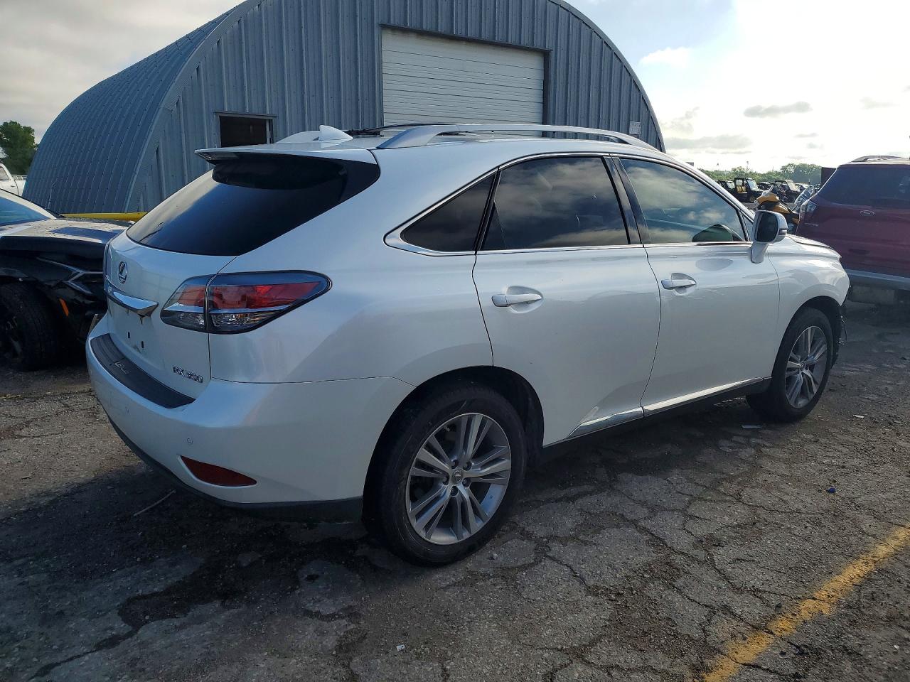2015 Lexus Rx 350 White vin: JTJZK1BAXF2423708