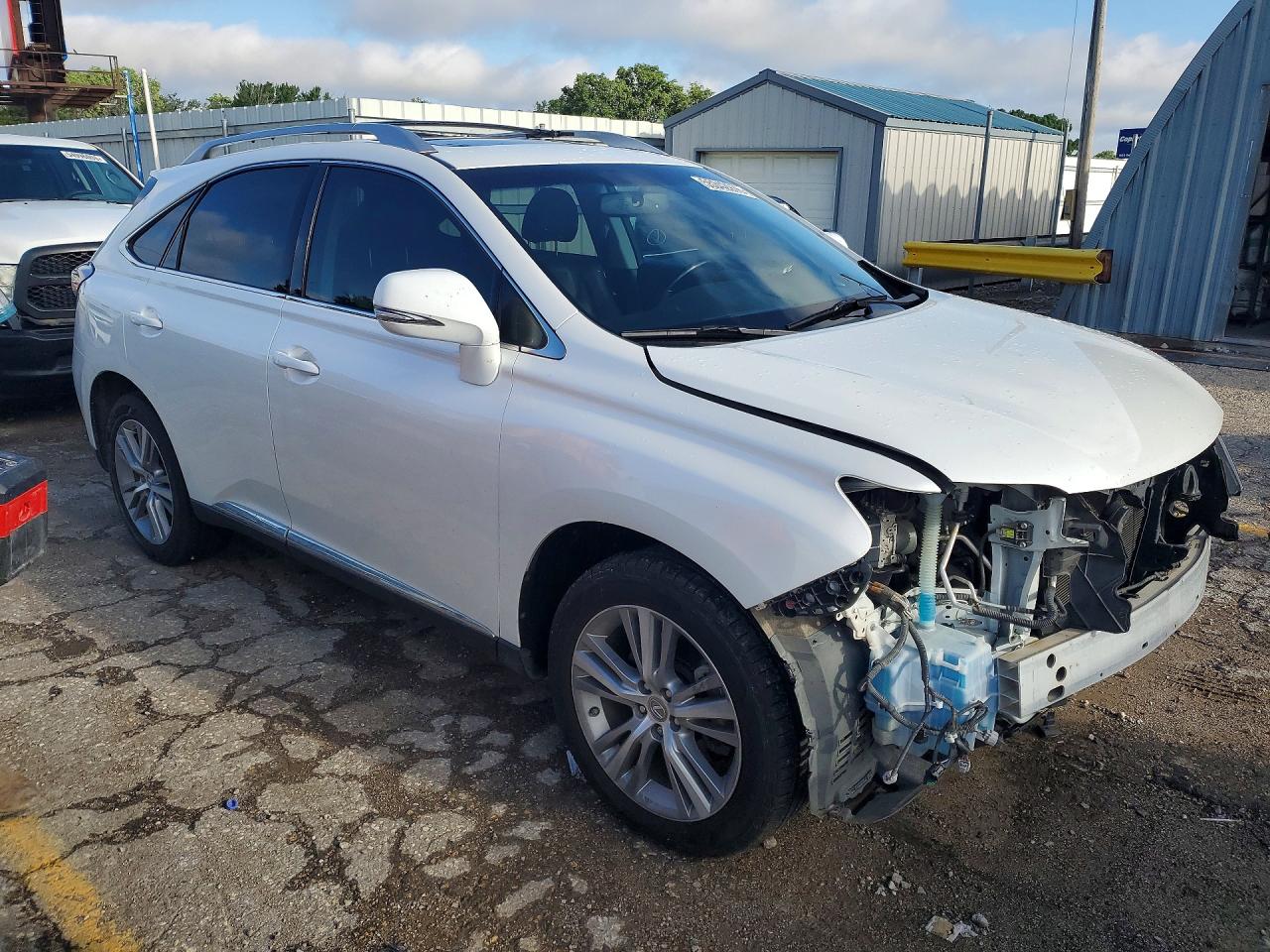 2015 Lexus Rx 350 White vin: JTJZK1BAXF2423708