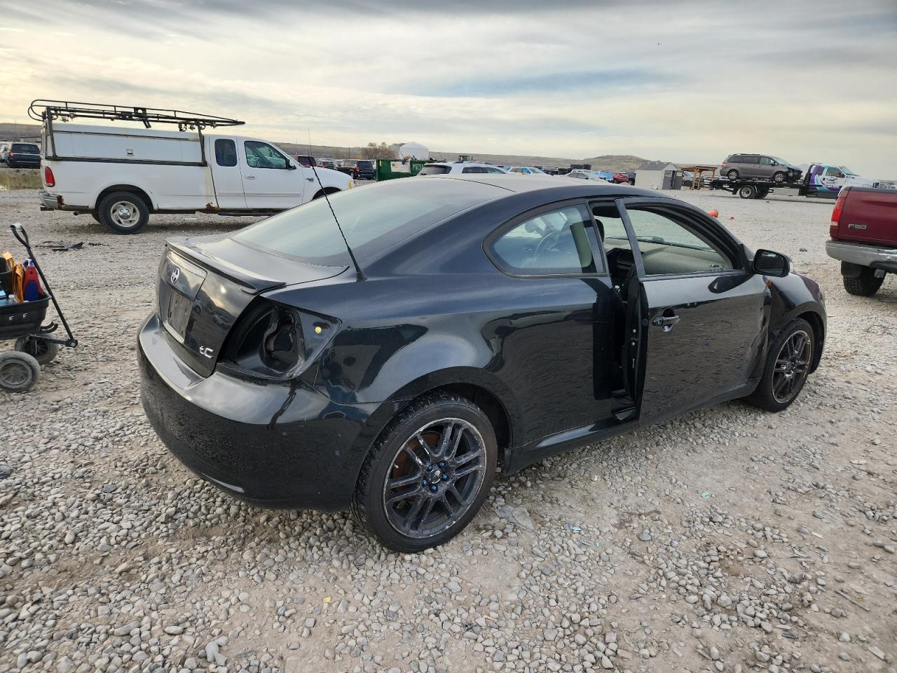 2009 Toyota Scion Tc Black vin: JTKDE167090294079