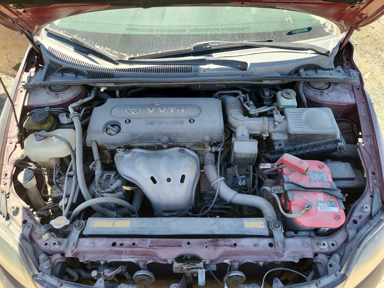 2008 Toyota Scion Tc Burgundy vin: JTKDE167880237384