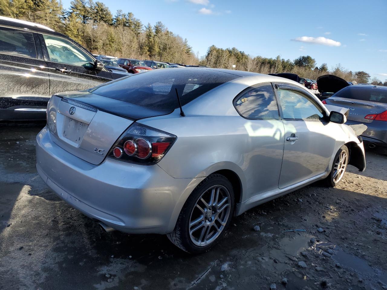 2009 Toyota Scion Tc Silver vin: JTKDE167990286529