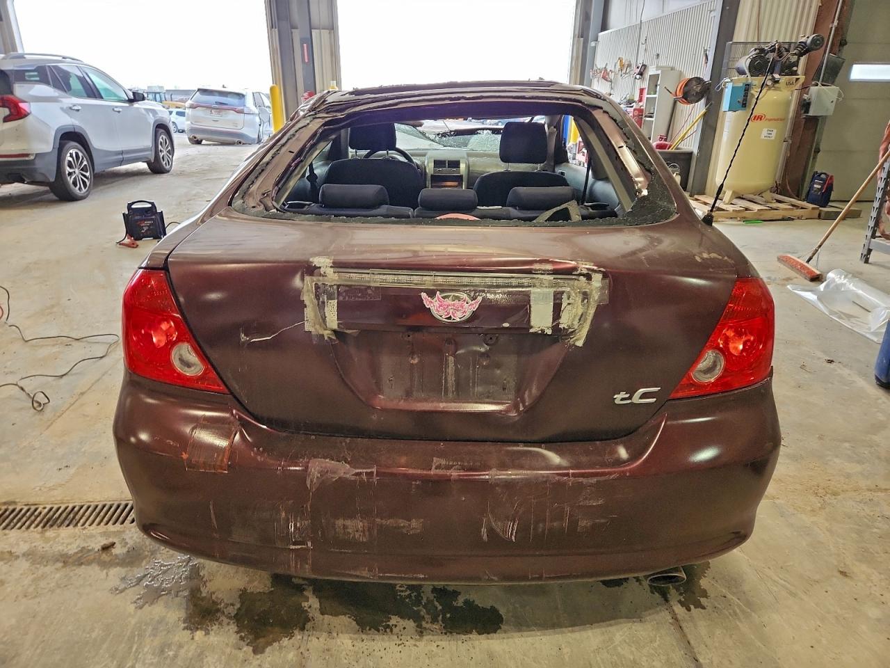 2007 Toyota Scion Tc Maroon vin: JTKDE177070146221