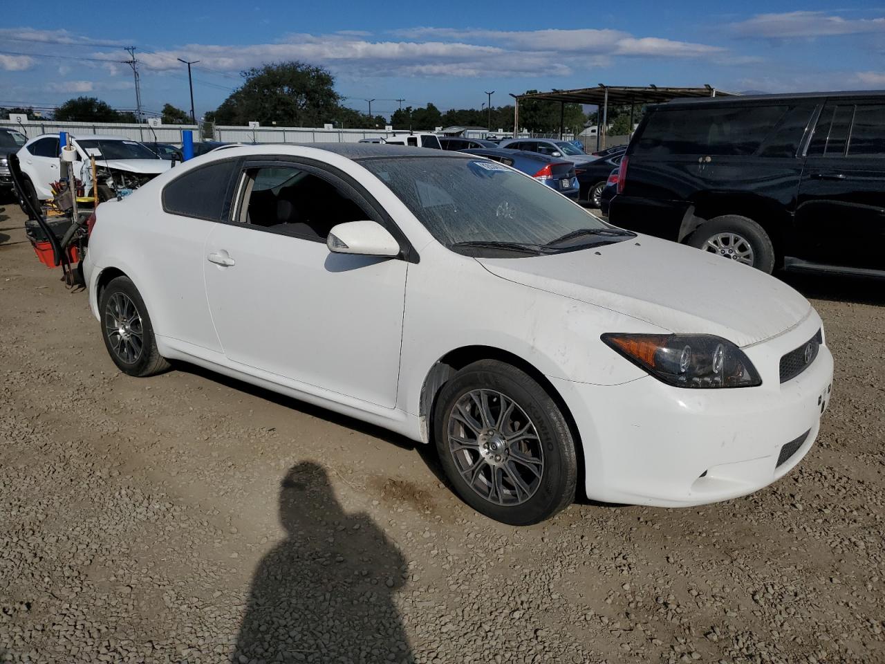 2007 Toyota Scion Tc White vin: JTKDE177070146462
