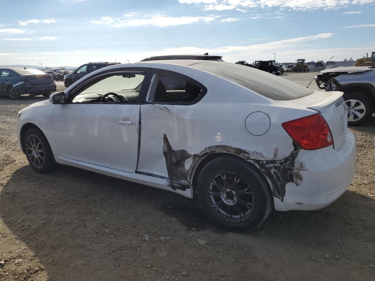 2007 Toyota Scion Tc White vin: JTKDE177070146462
