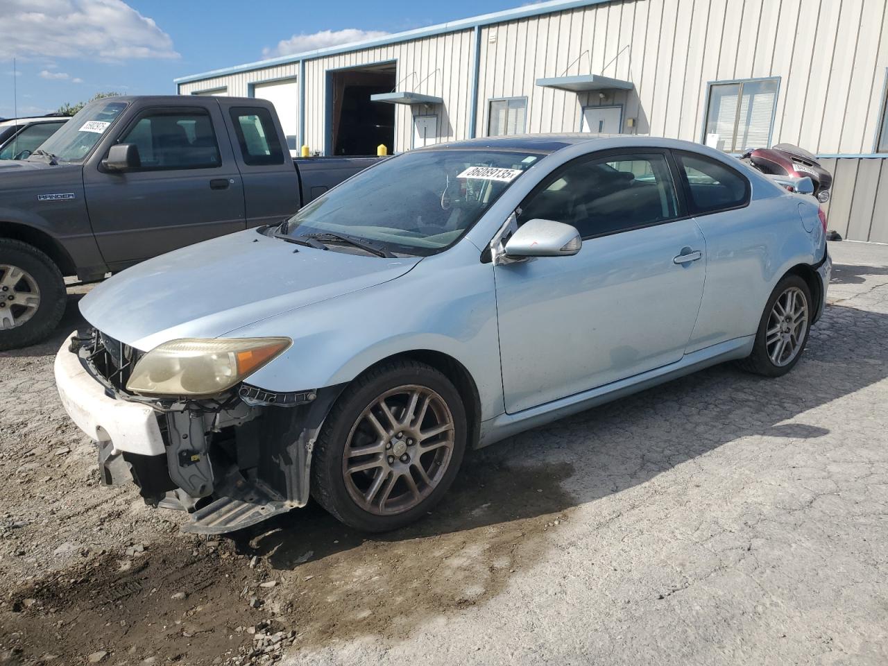 2007 Toyota Scion Tc Blue vin: JTKDE177270169418