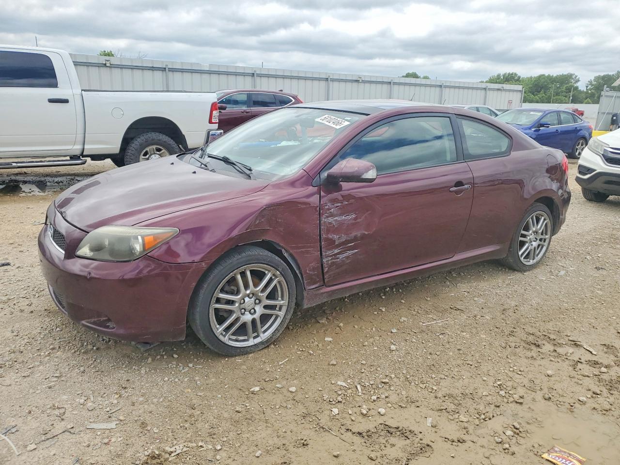 2007 Toyota Scion Tc Purple vin: JTKDE177370209294