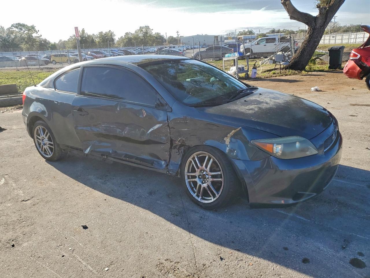 2005 Toyota Scion Tc Gray vin: JTKDE177450007979