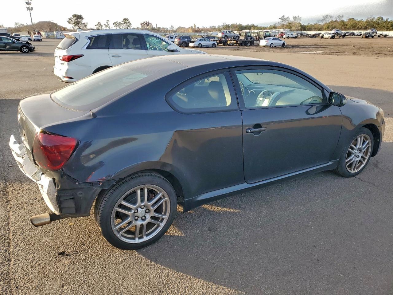 2007 Toyota Scion Tc Black vin: JTKDE177470174006