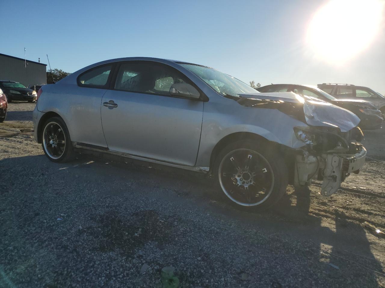 2007 Toyota Scion Tc Silver vin: JTKDE177570179313