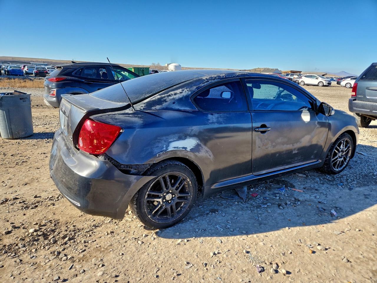 2007 Toyota Scion Tc Gray vin: JTKDE177670202047
