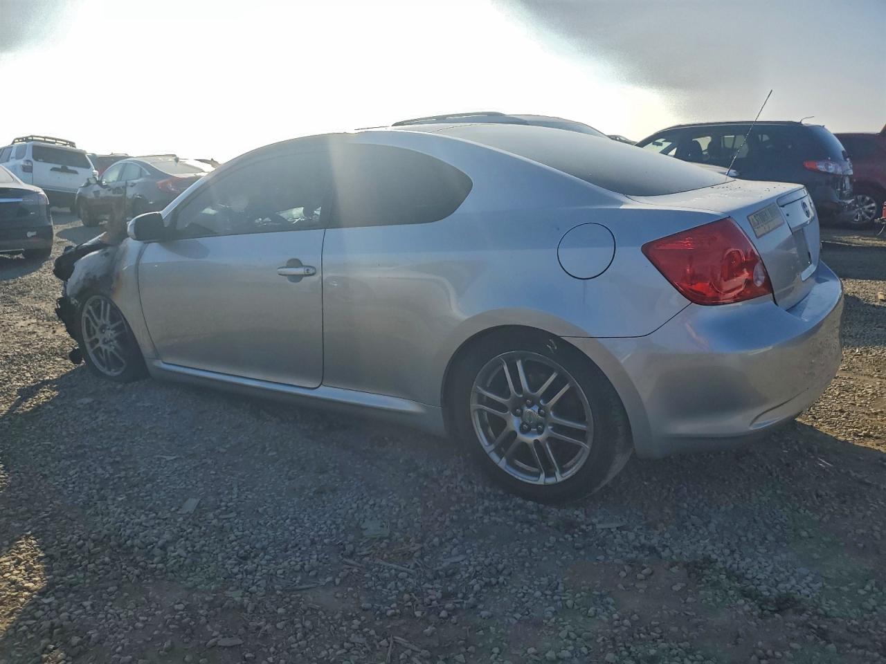 2007 Toyota Scion Tc Gray vin: JTKDE177670202291