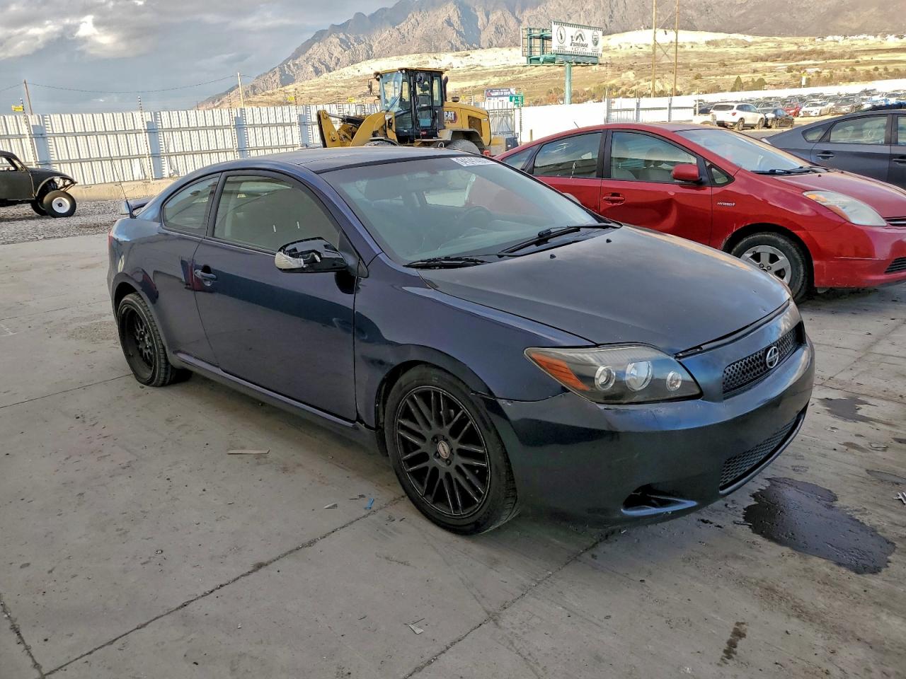 2007 Toyota Scion Tc Синий vin: JTKDE177670208446