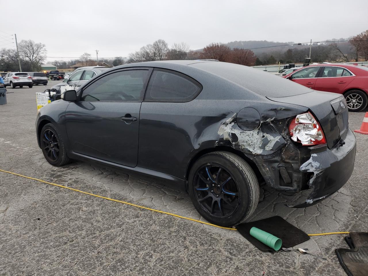 2007 Toyota Scion Tc Black vin: JTKDE177770201053