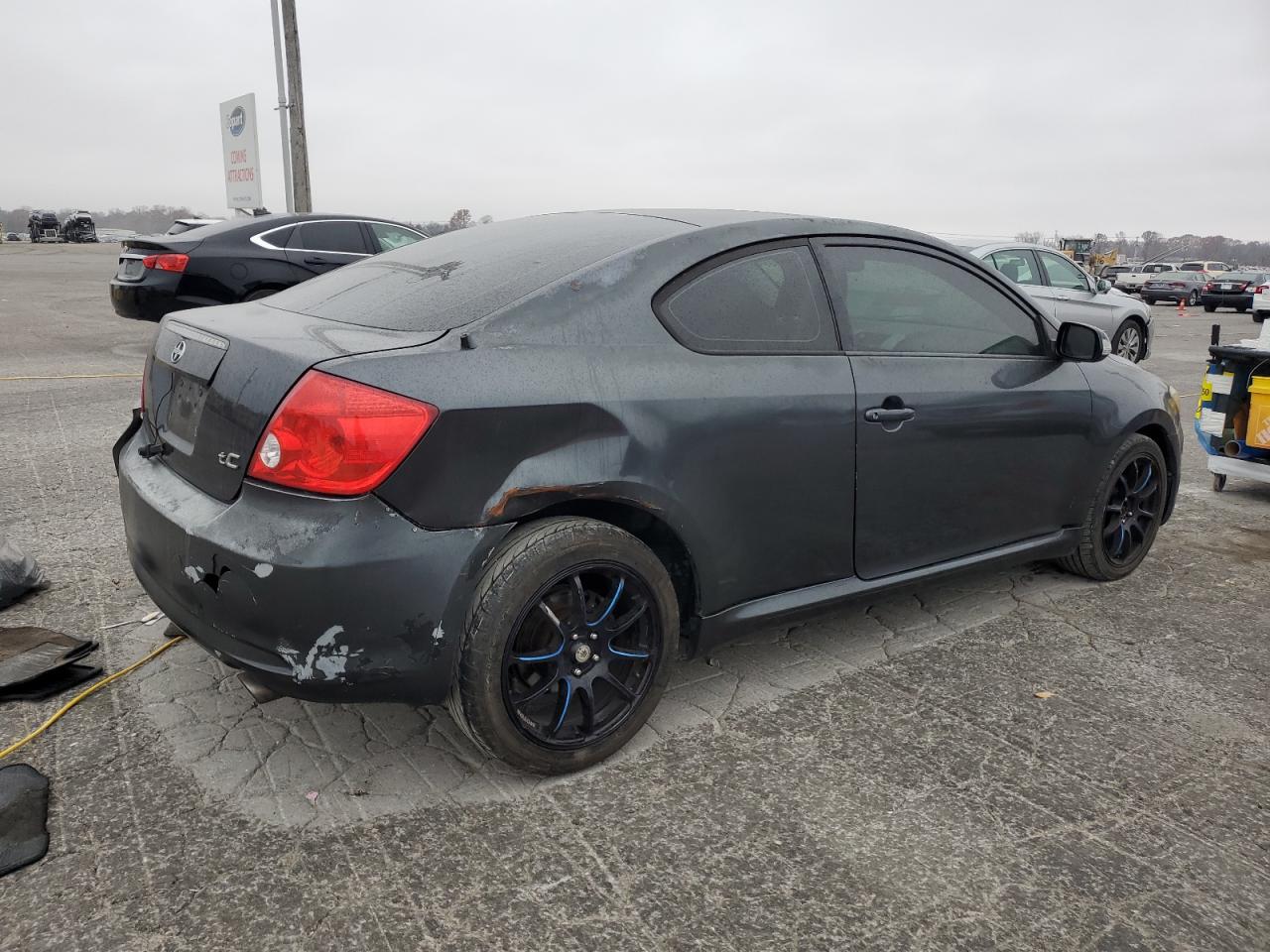 2007 Toyota Scion Tc Black vin: JTKDE177770201053