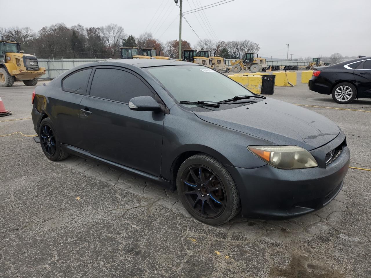 2007 Toyota Scion Tc Black vin: JTKDE177770201053
