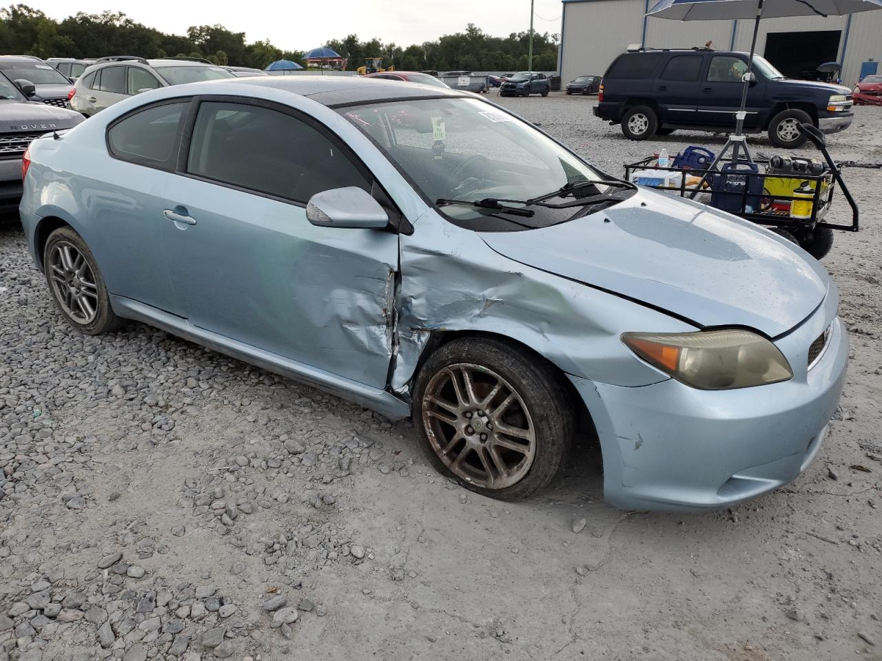 2007 Toyota Scion Tc Blue vin: JTKDE177870164417