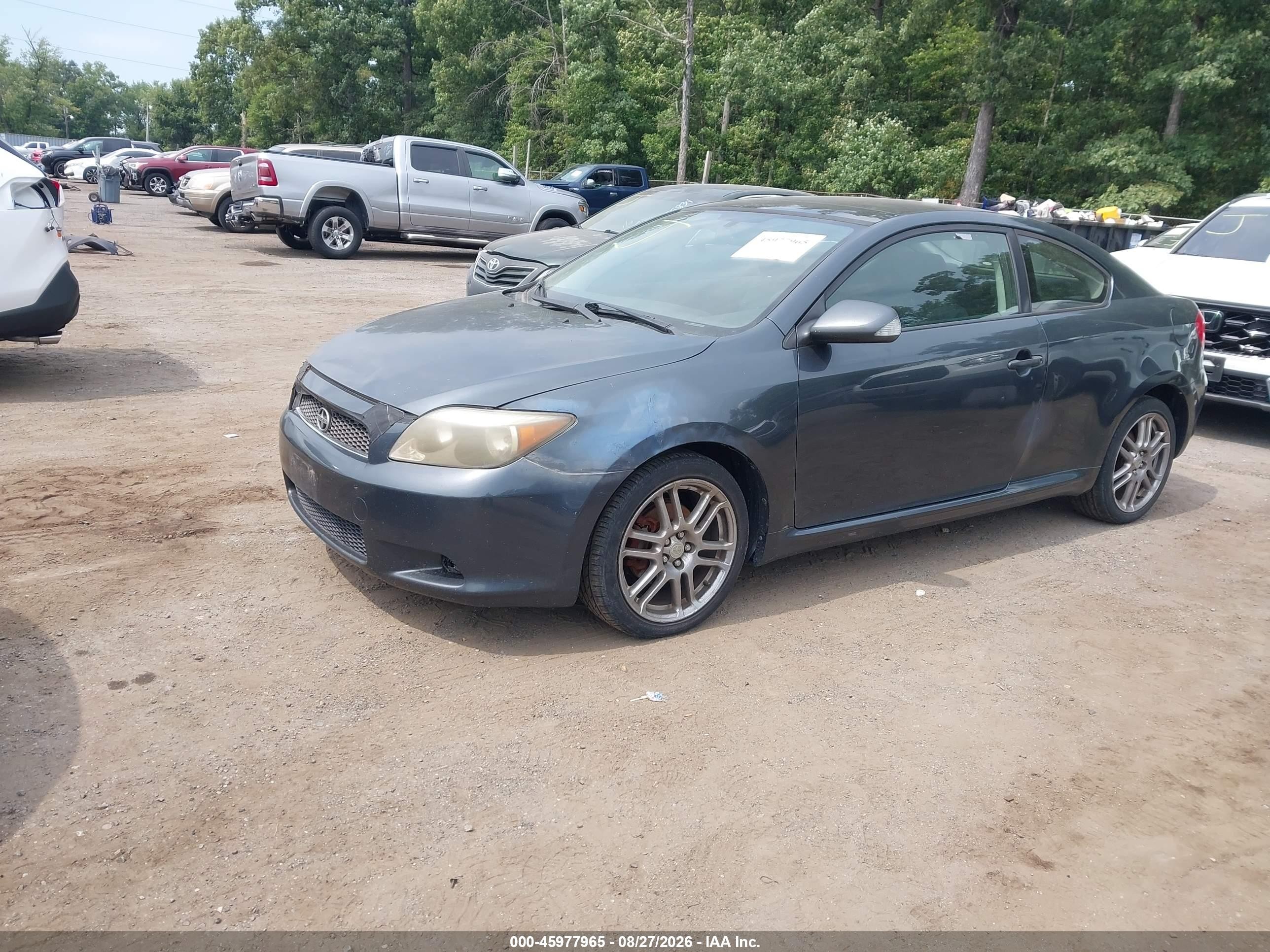 2007 Toyota Scion Tc   Gray vin: JTKDE177870193805