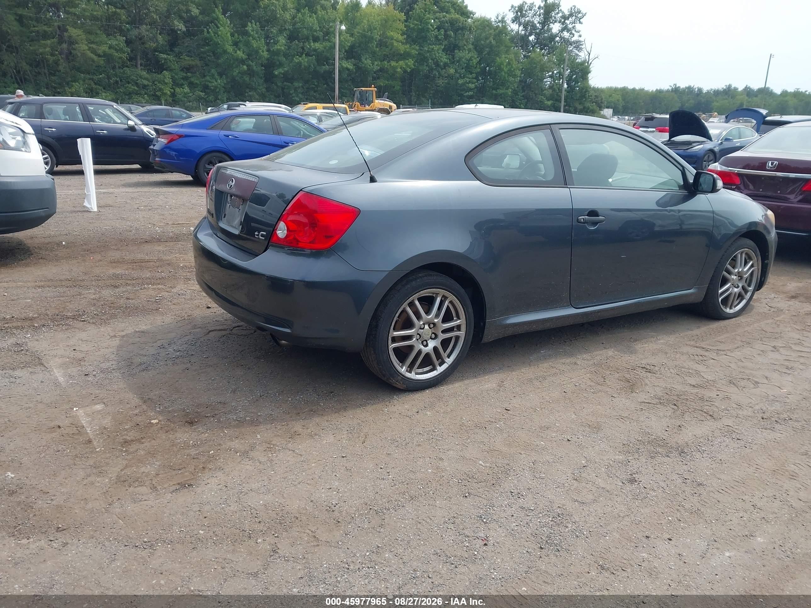 2007 Toyota Scion Tc   Gray vin: JTKDE177870193805