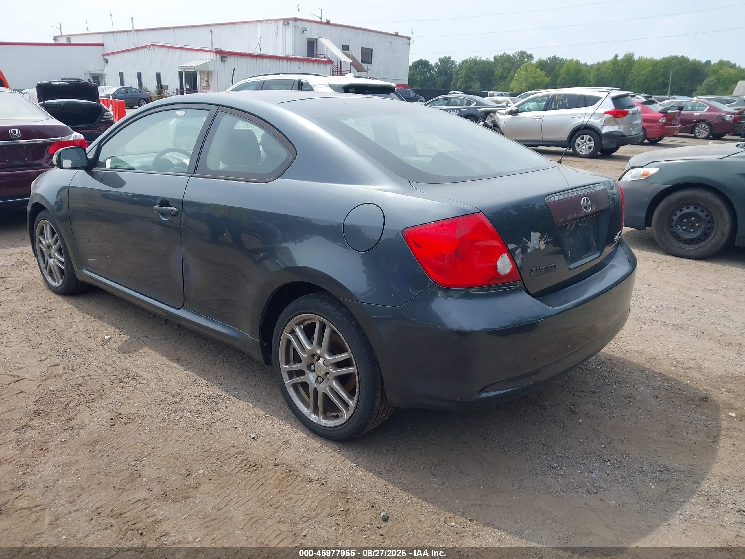 2007 Toyota Scion Tc   Gray vin: JTKDE177870193805