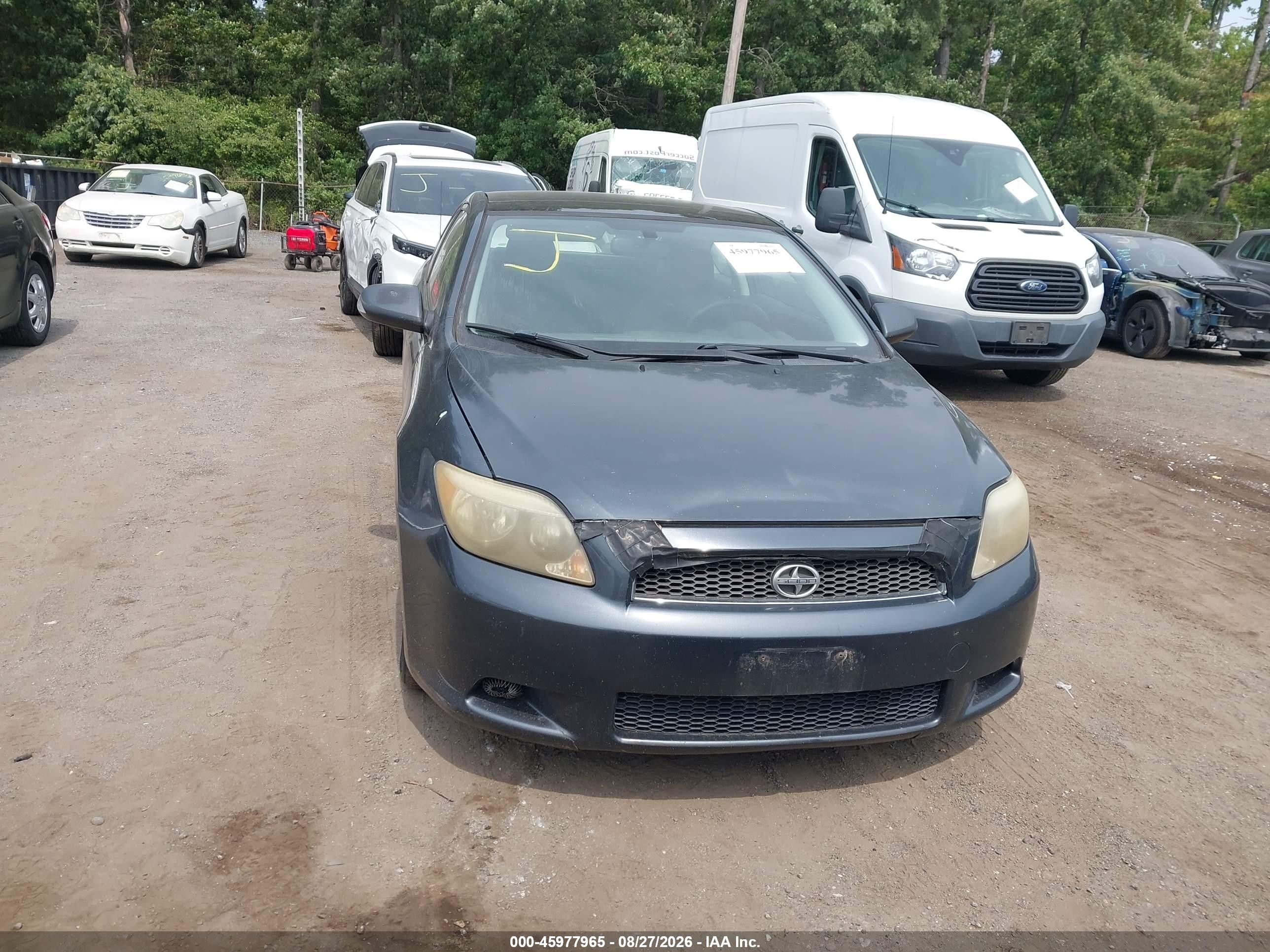 2007 Toyota Scion Tc   Gray vin: JTKDE177870193805