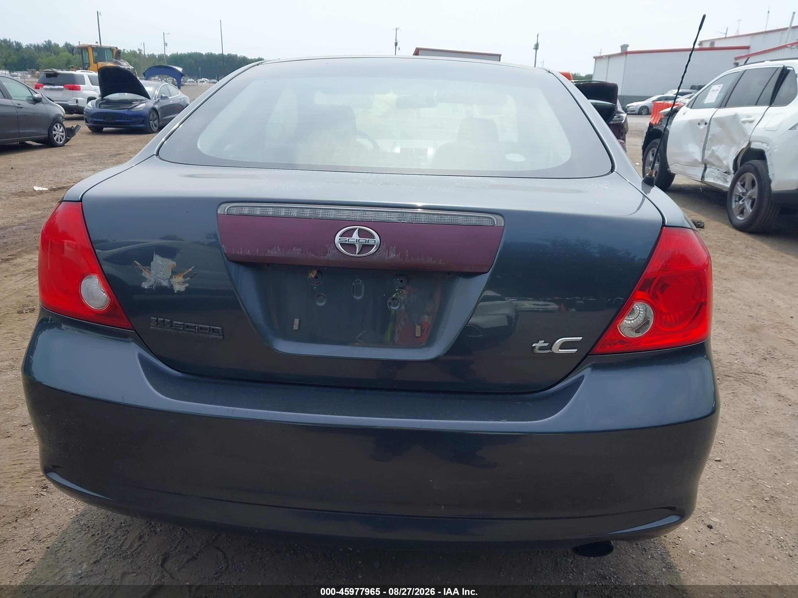 2007 Toyota Scion Tc   Gray vin: JTKDE177870193805