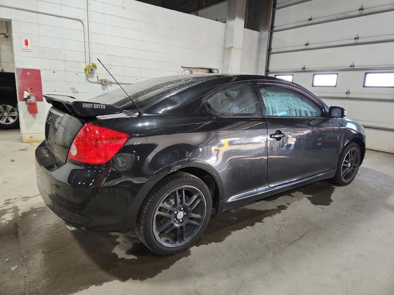 2007 Toyota Scion Tc Black vin: JTKDE177970176253