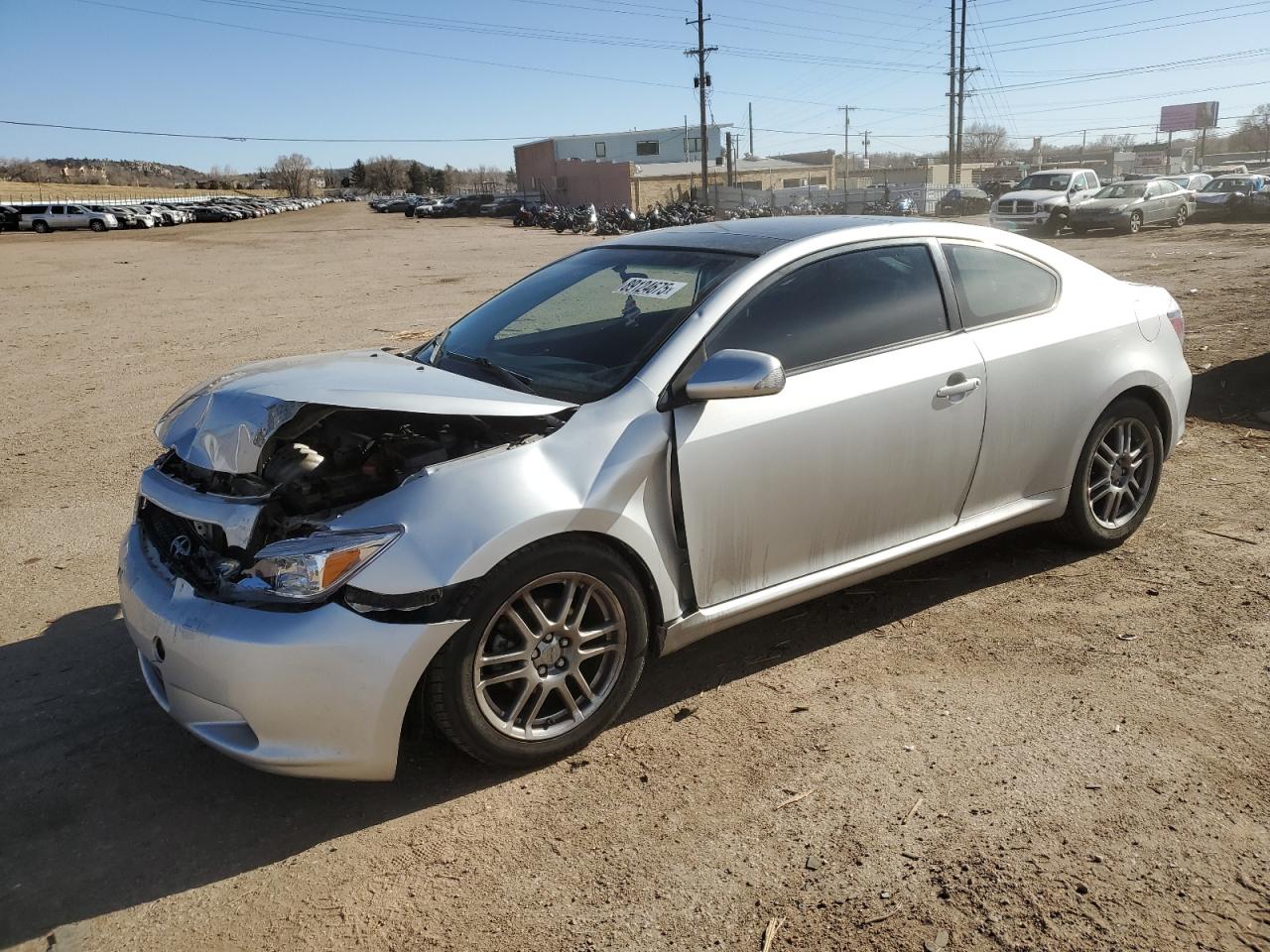 2010 Toyota Scion Tc Silver vin: JTKDE3B76A0321372