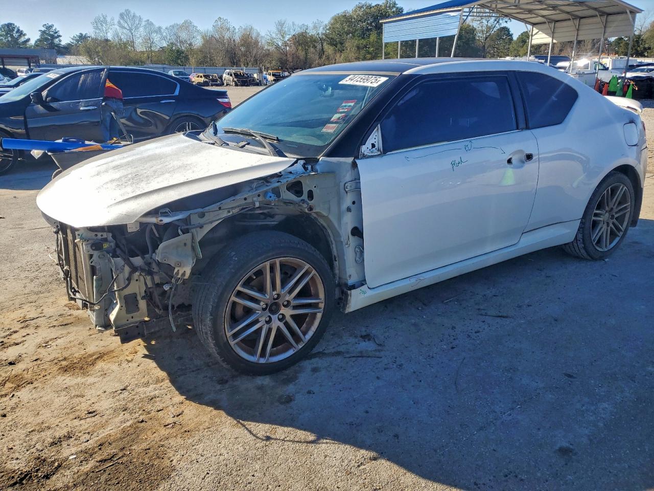 2011 Toyota Scion Tc White vin: JTKJF5C70B3004794