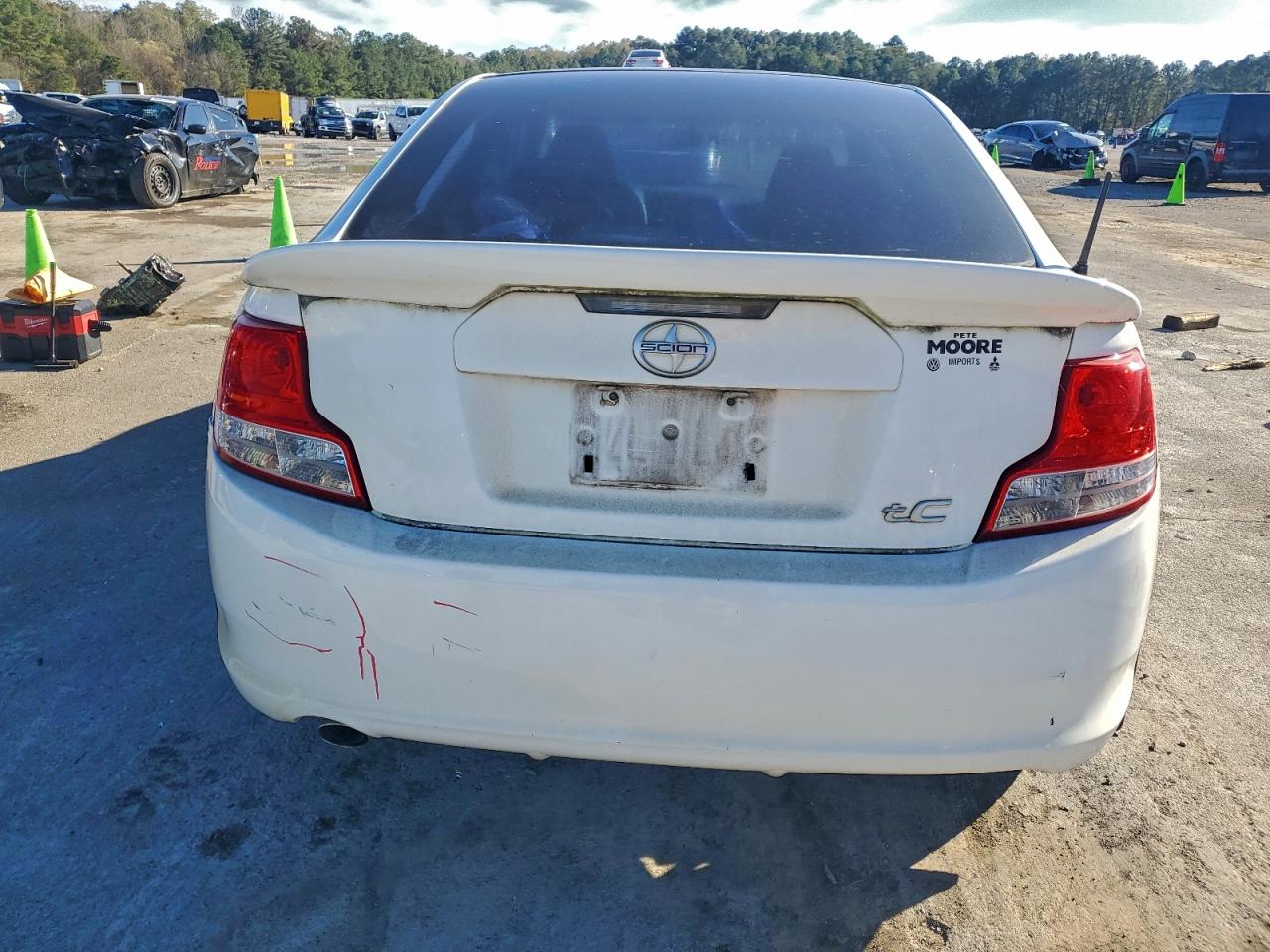 2011 Toyota Scion Tc White vin: JTKJF5C70B3004794