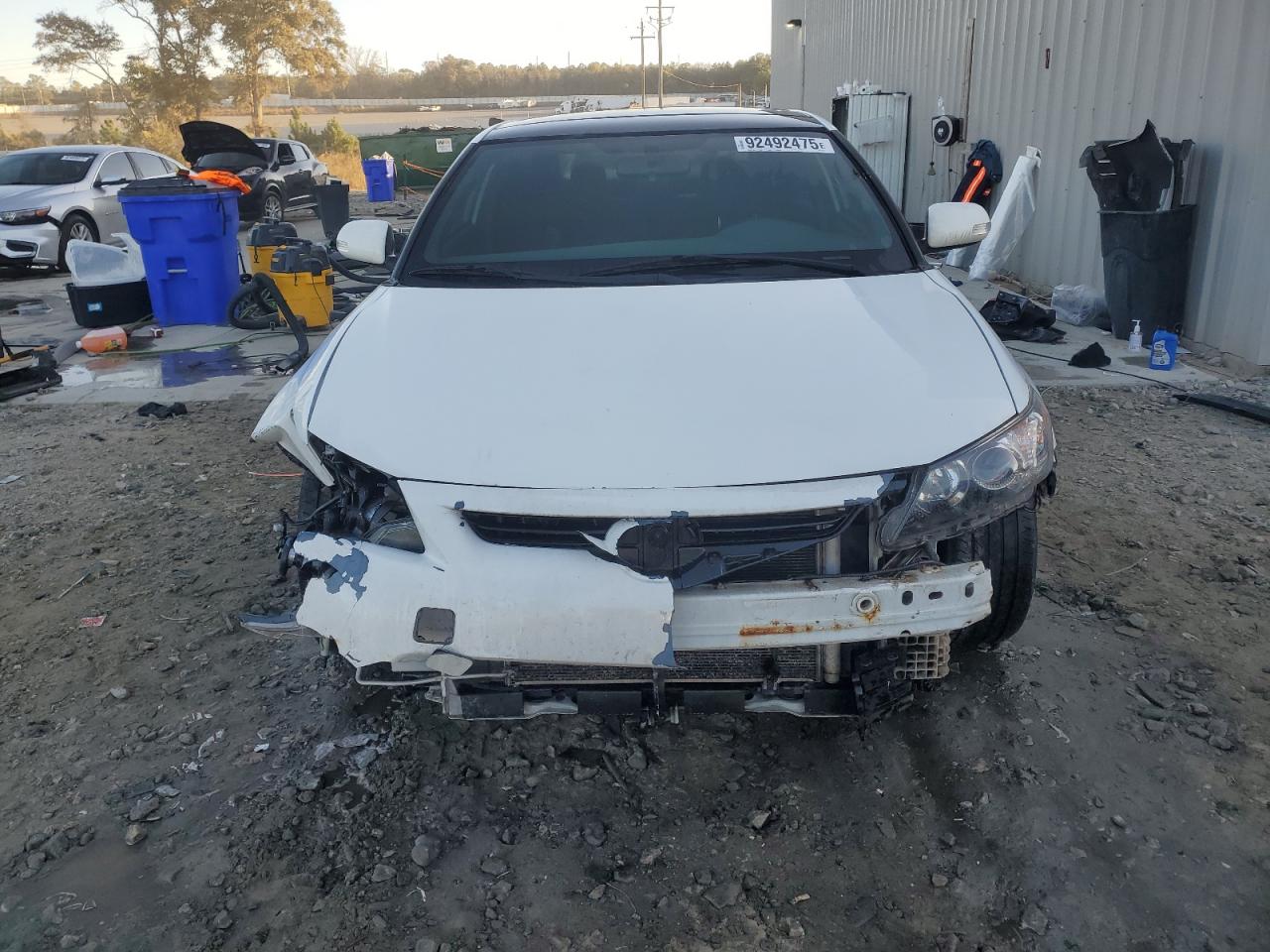 2011 Toyota Scion Tc White vin: JTKJF5C70B3007307