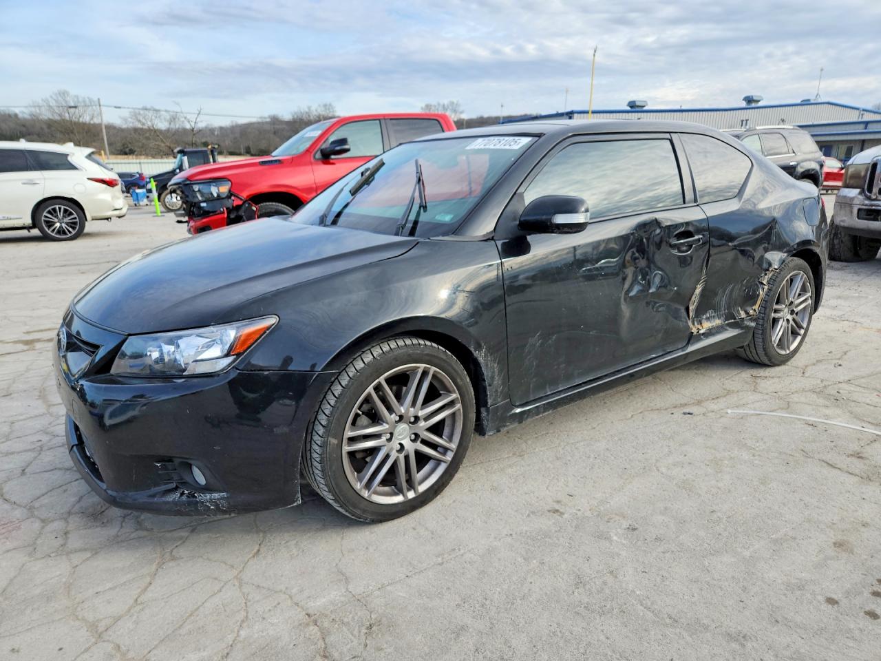 2011 Toyota Scion Tc Black vin: JTKJF5C70B3009414