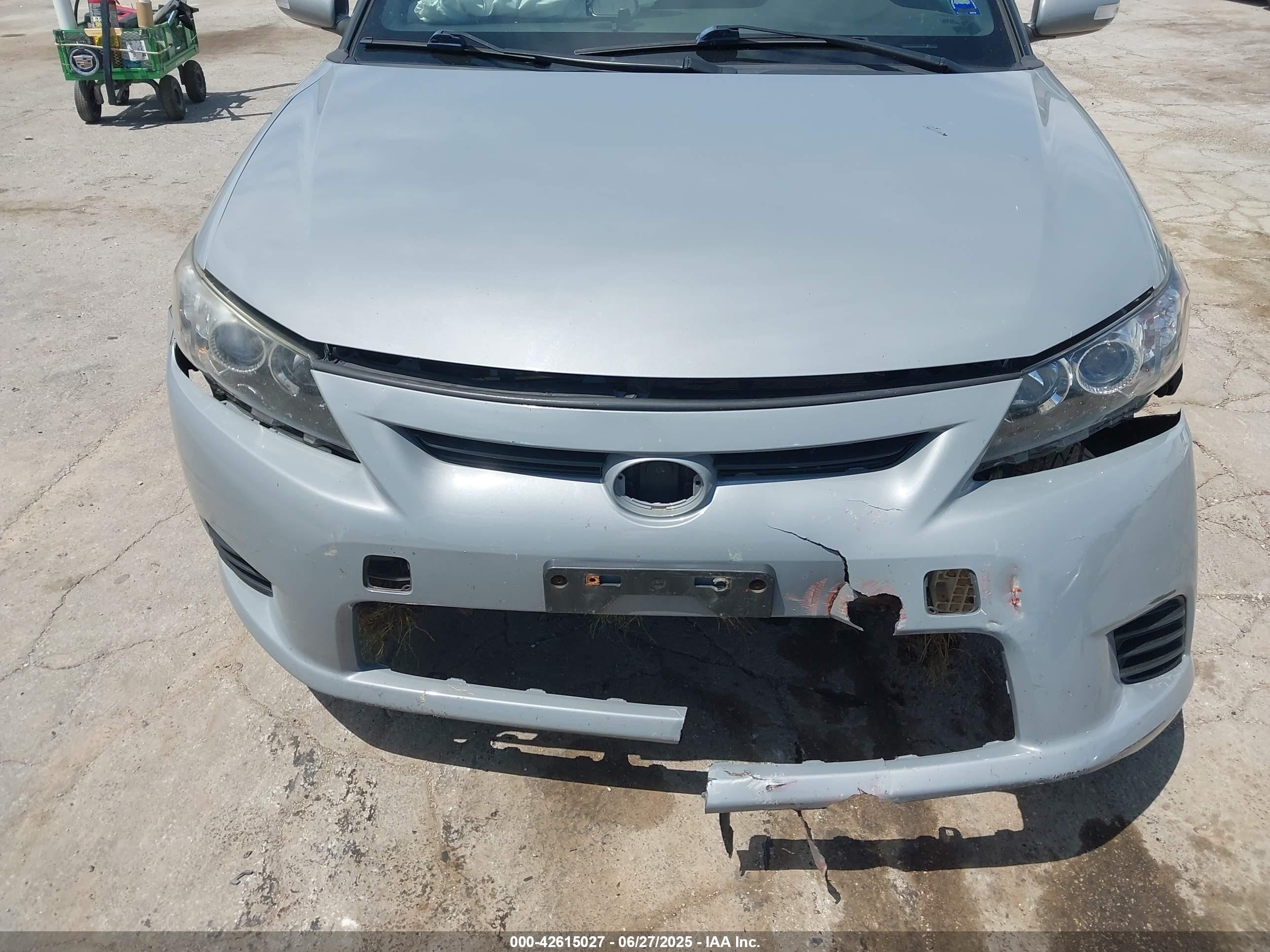 2012 Scion Tc   Gray vin: JTKJF5C70C3024206
