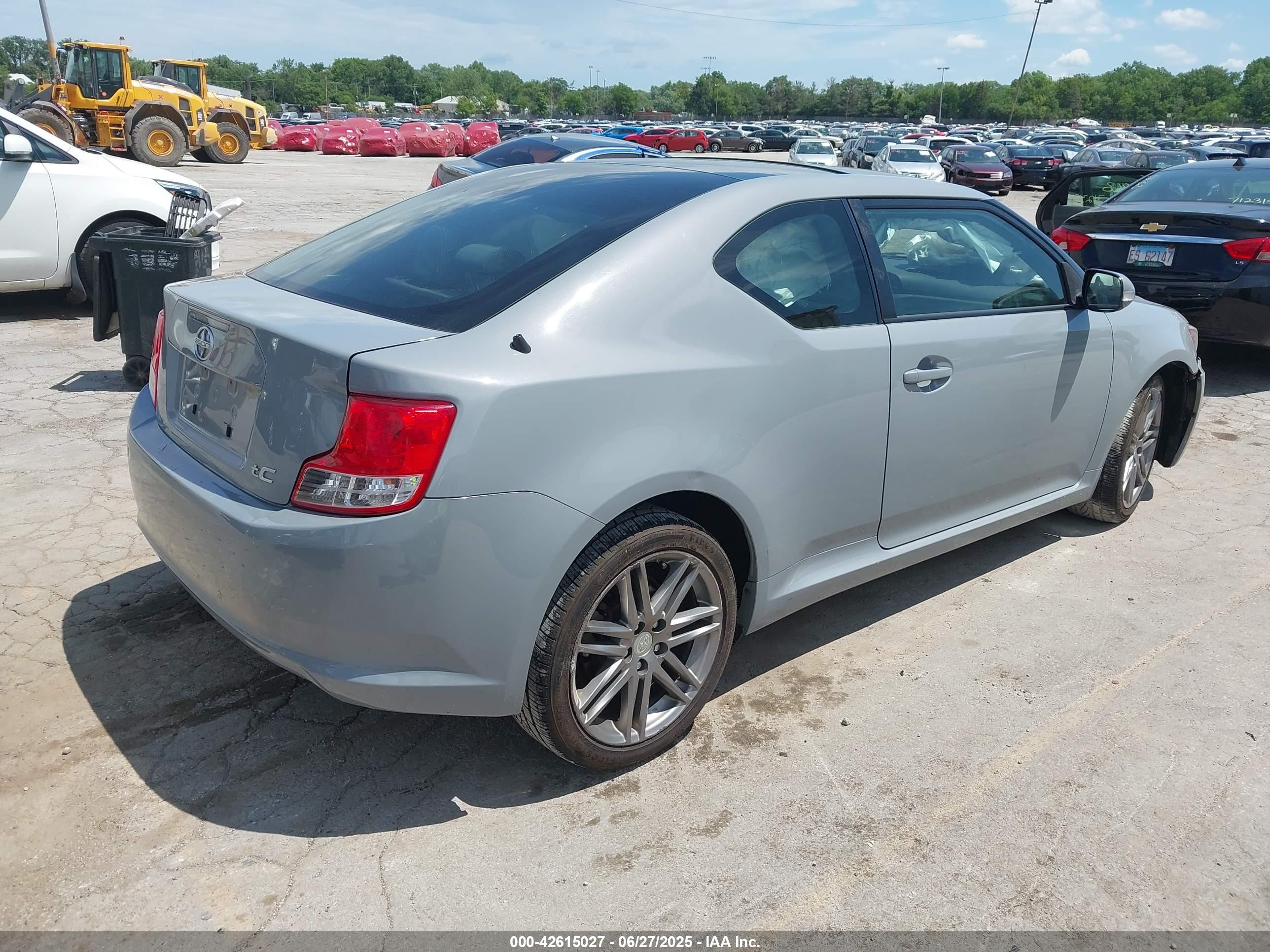 2012 Scion Tc   Gray vin: JTKJF5C70C3024206