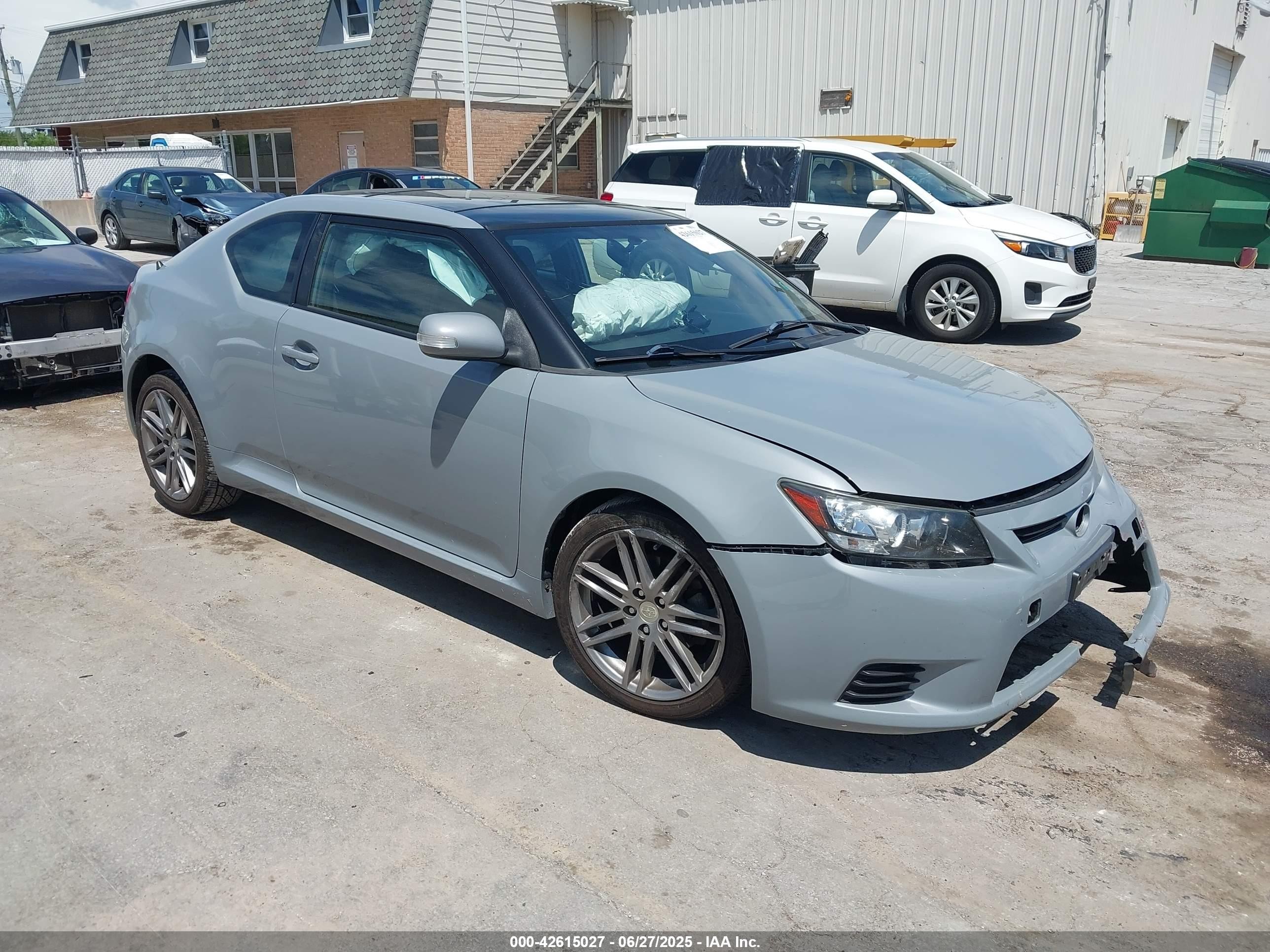 2012 Scion Tc   Gray vin: JTKJF5C70C3024206