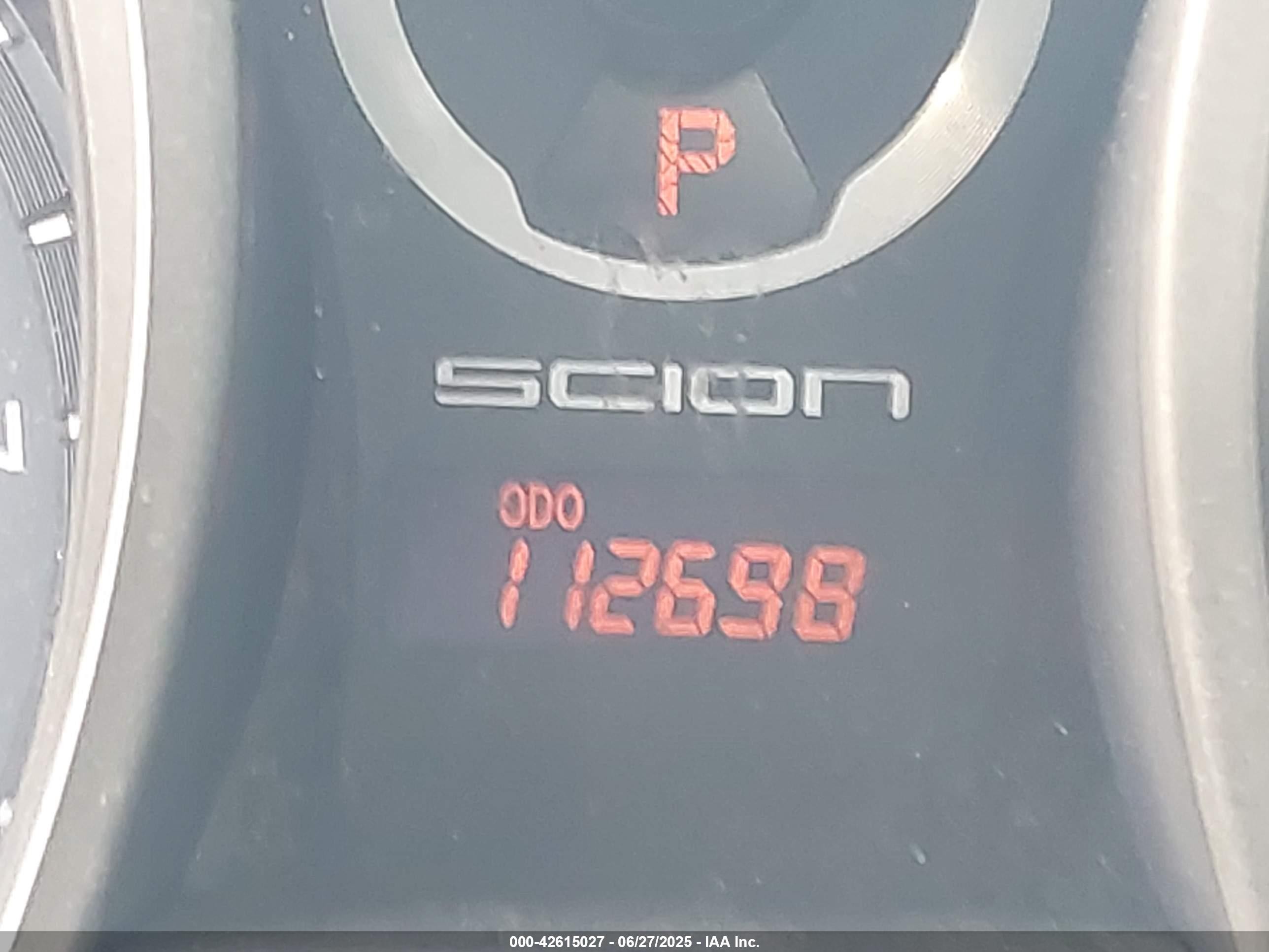 2012 Scion Tc   Gray vin: JTKJF5C70C3024206