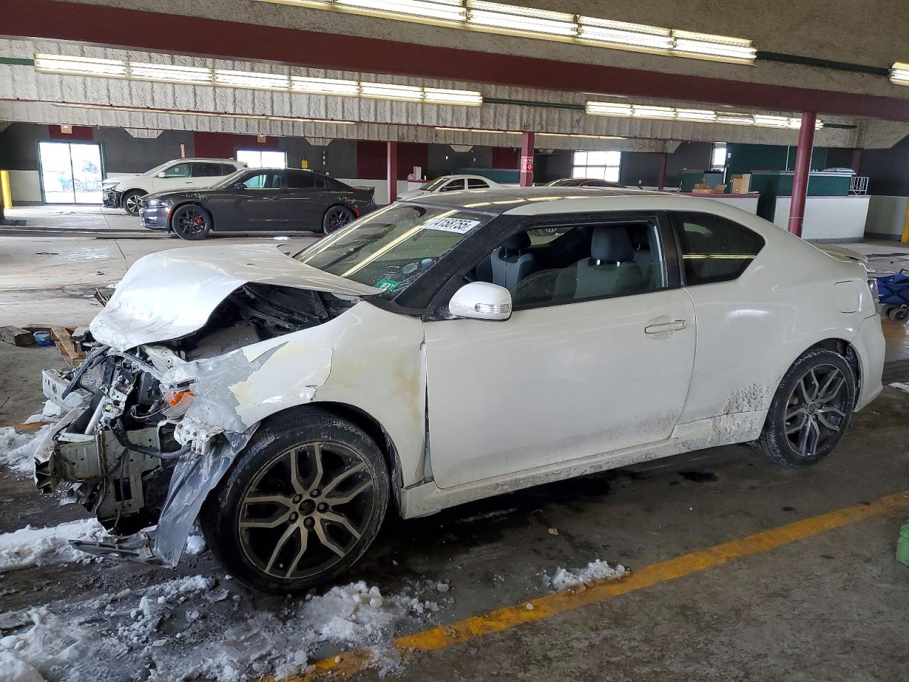 2015 Toyota Scion Tc White vin: JTKJF5C70FJ007051