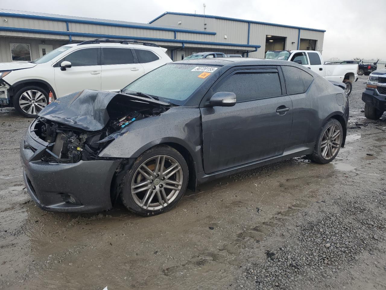 2011 Toyota Scion Tc Gray vin: JTKJF5C71B3001595